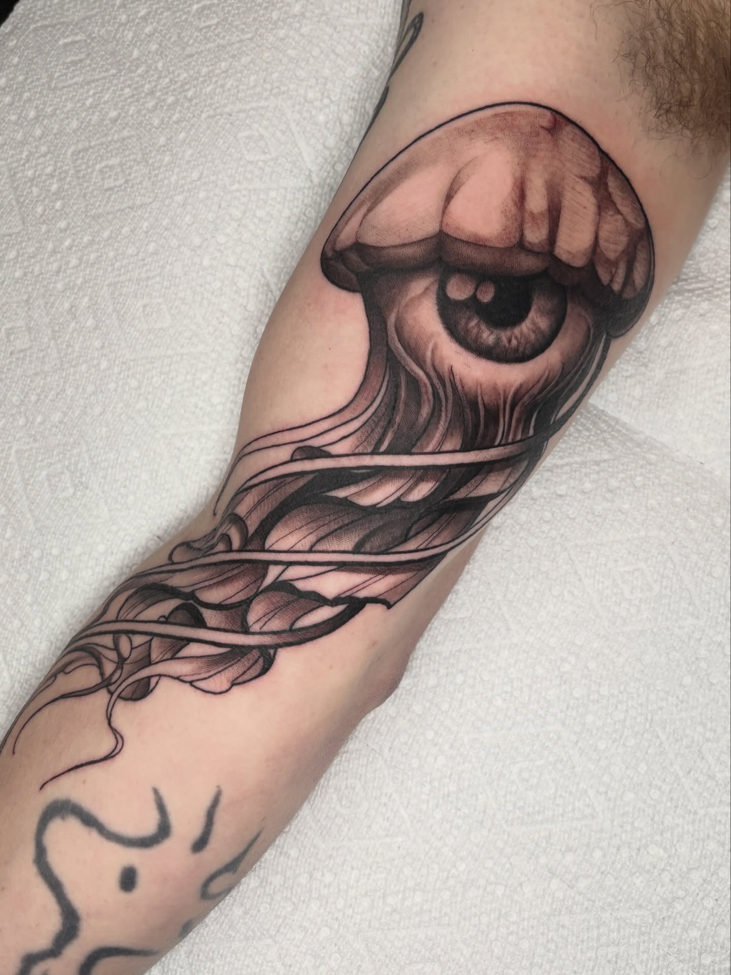 Tattoo by @tonyluceroart — realism, black_and_grey