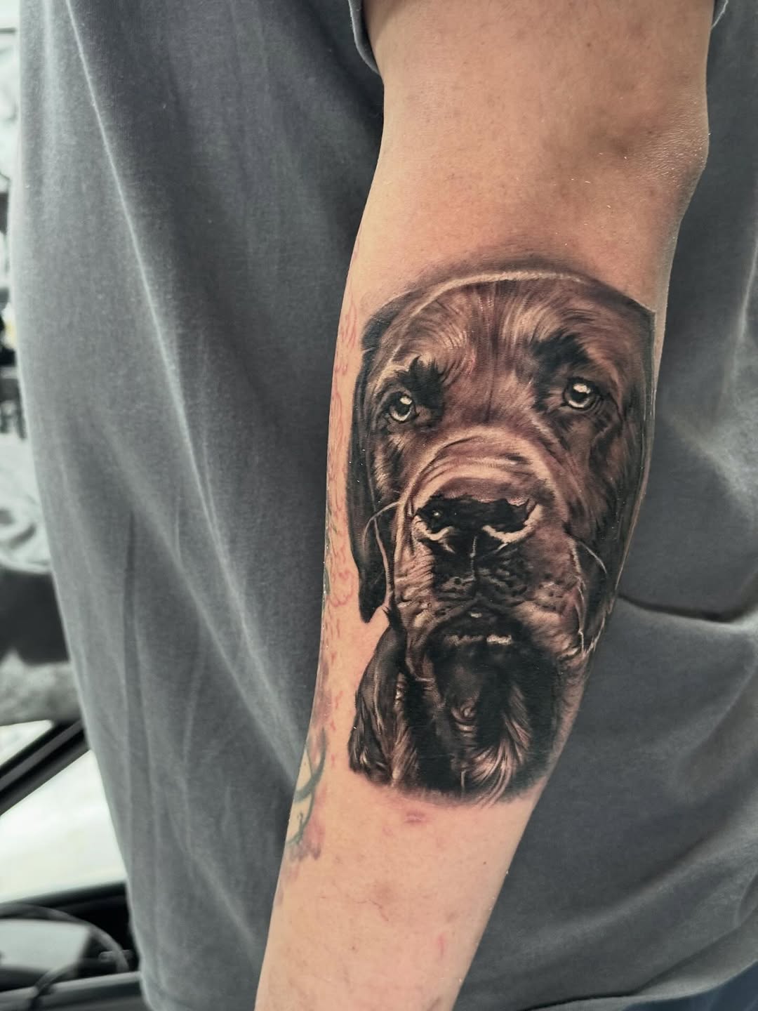Tattoo by @nestormurrayart — realism, black_and_grey