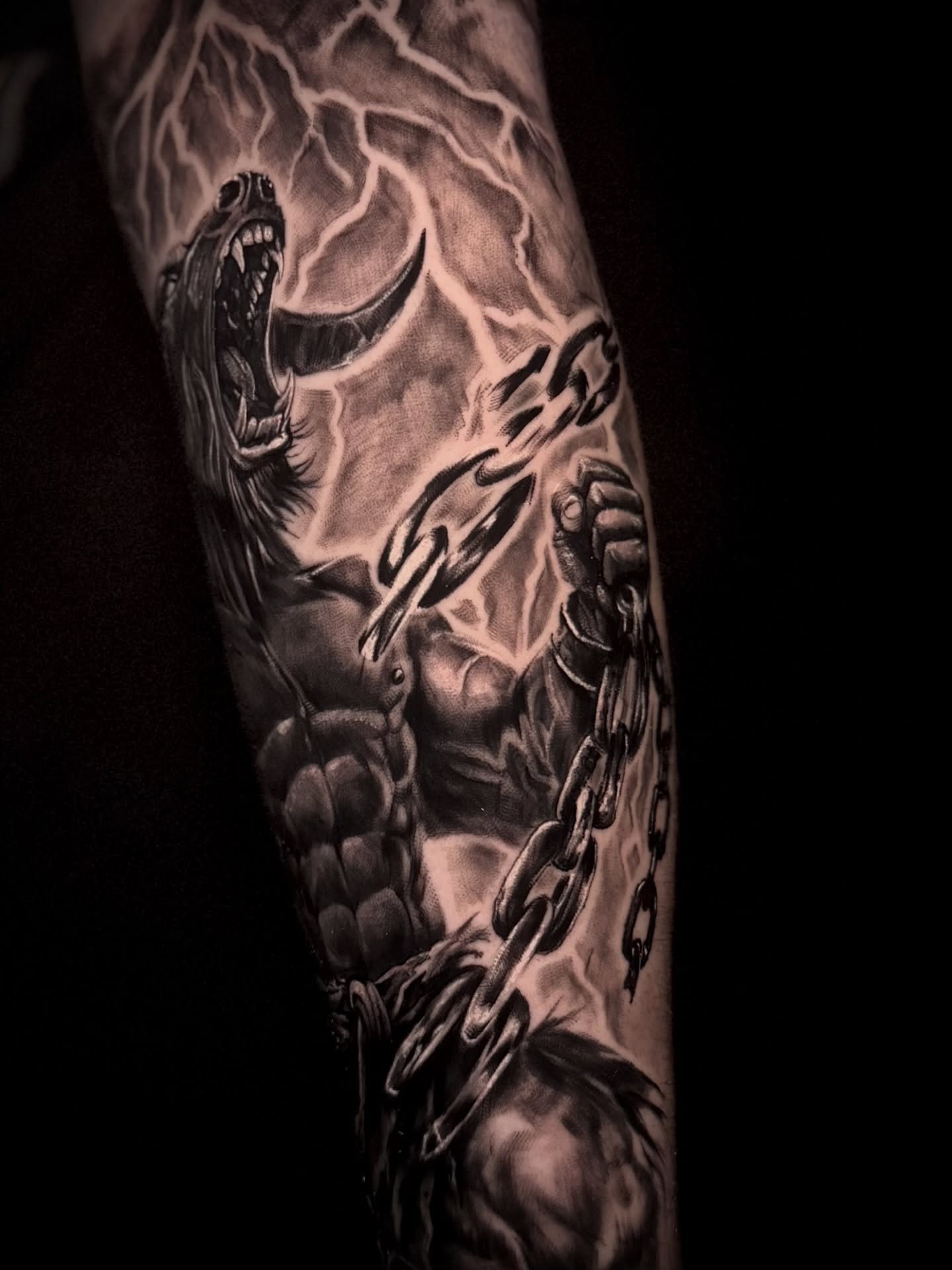 Tattoo by @_inkplug — black_and_grey, realism