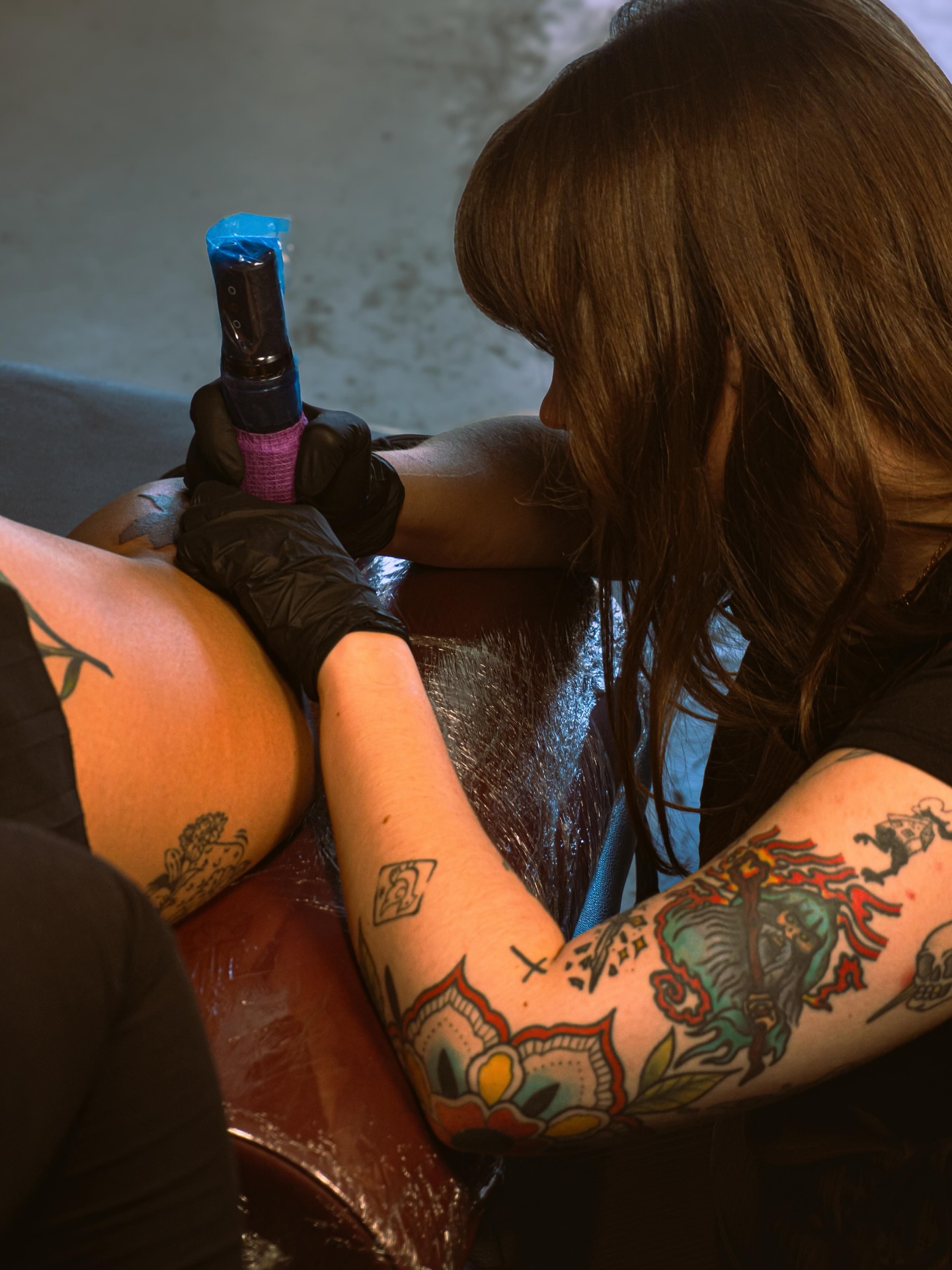 Tattoo by @katebehr_tattoo β new_school, dotwork