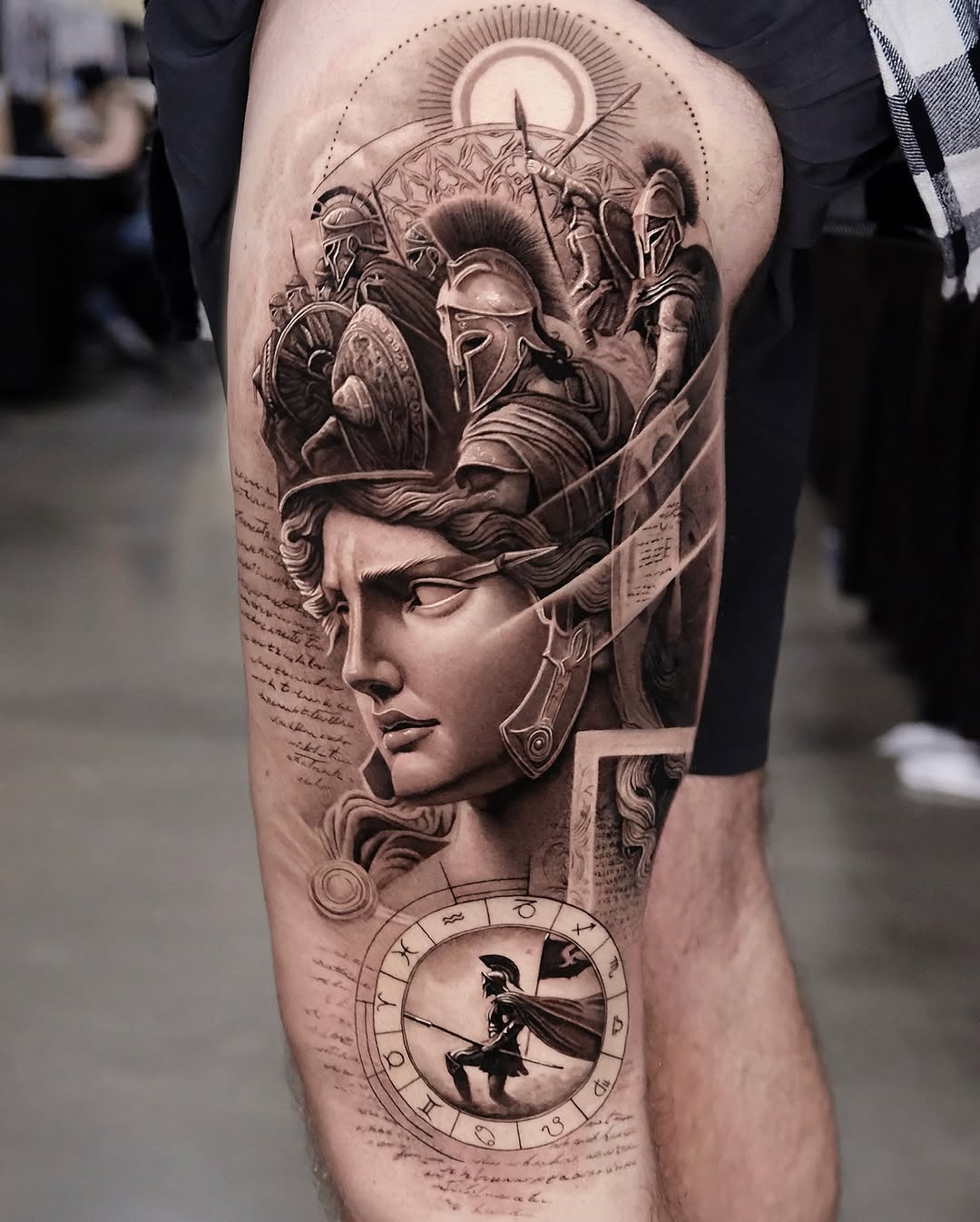 Tattoo by @dopamine_real โ realism, black_and_grey