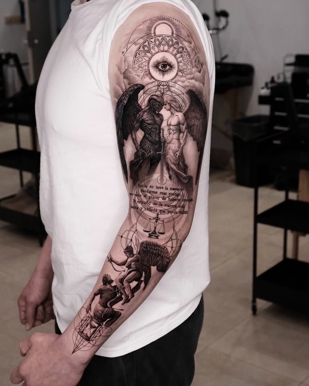 Tattoo by @dopamine_real โ realism, black_and_grey
