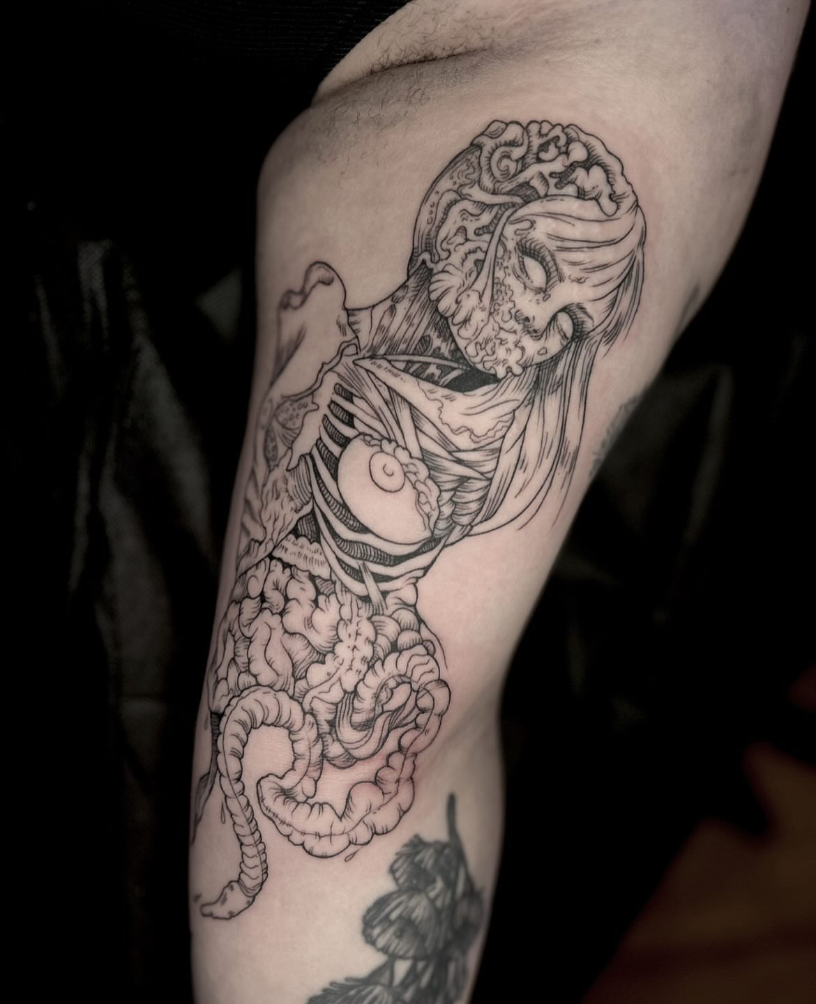 Tattoo by @dee.louisee — black_and_grey, realism