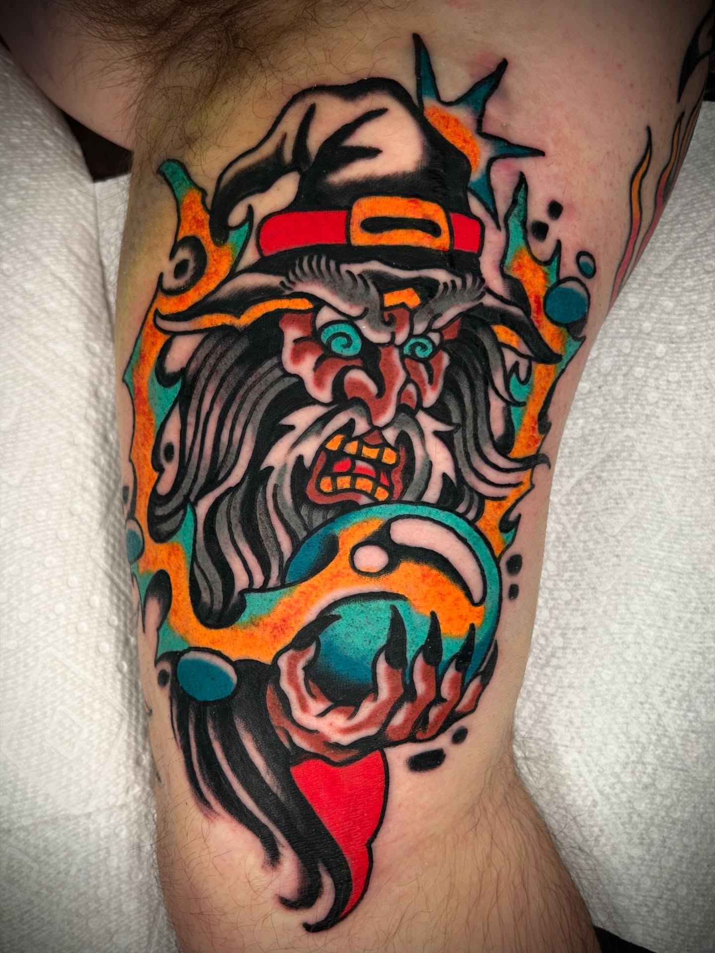 Tattoo by @bagofbones — american_traditional