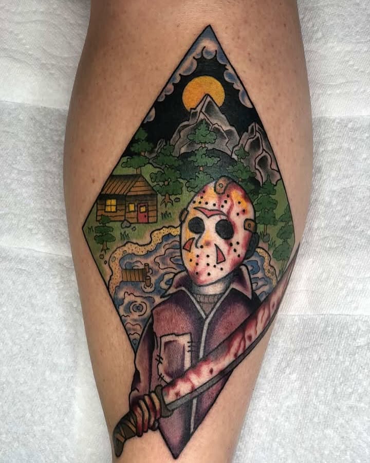 Tattoo by @misshailey_tattoo — american_traditional, trash_polka
