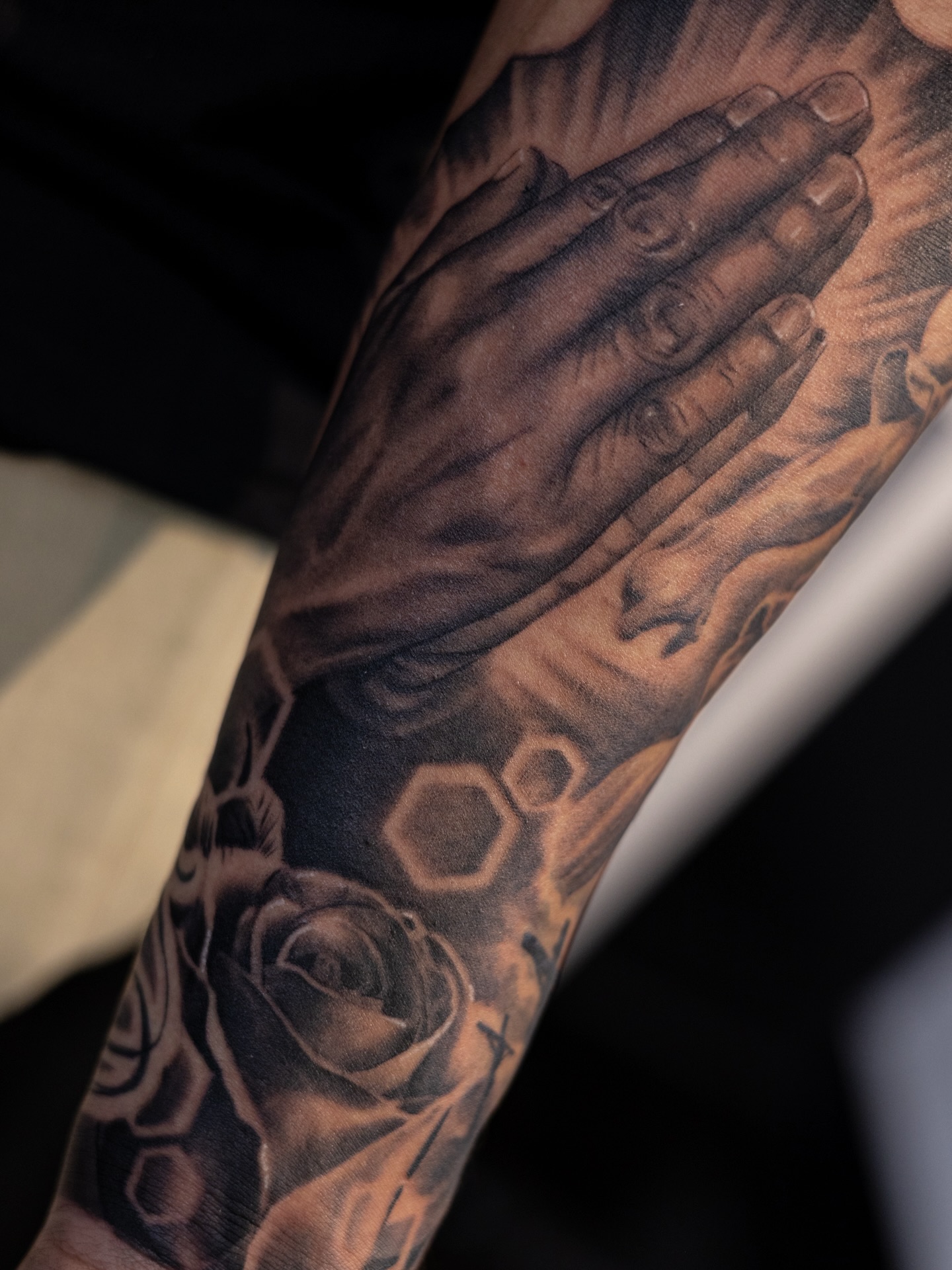Tattoo by @salazar_ink — realism, black_and_grey