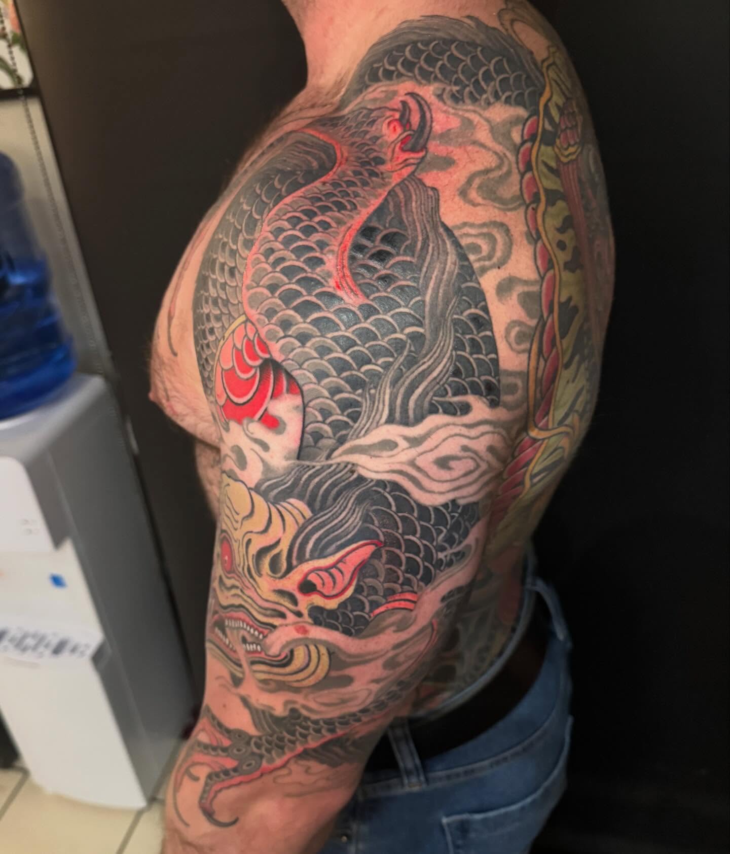 Tattoo by @dereknoble36 — japanese_irezumi