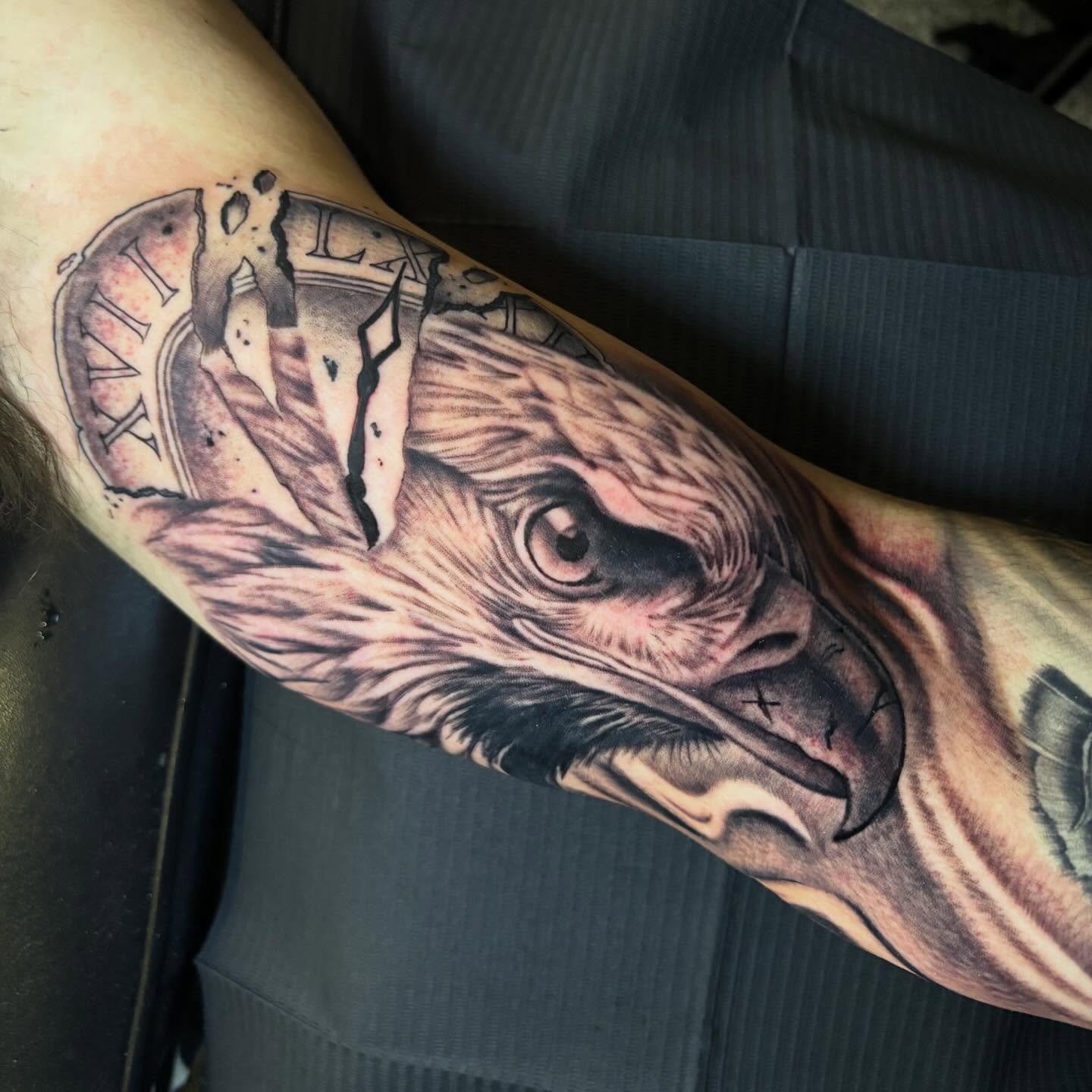 Tattoo by @tatt2dennis — realism, black_and_grey