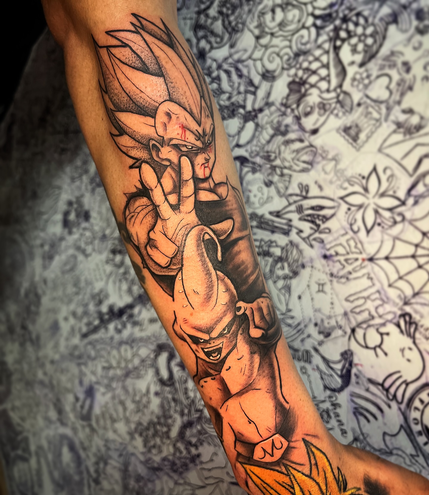 Tattoo by @chicosmarked4life — anime
