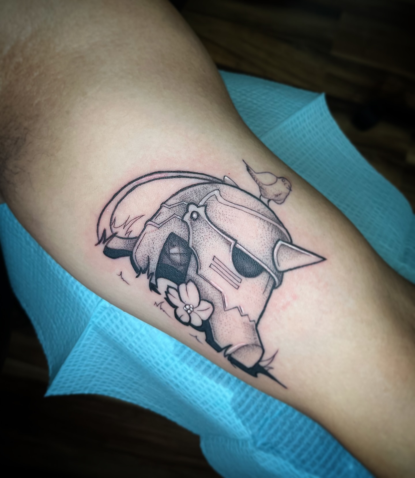 Tattoo by @chicosmarked4life — dotwork