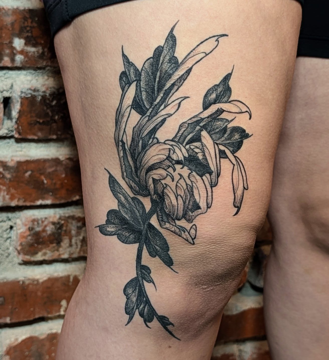 Tattoo by @micxortiz.tattoo — black_and_grey