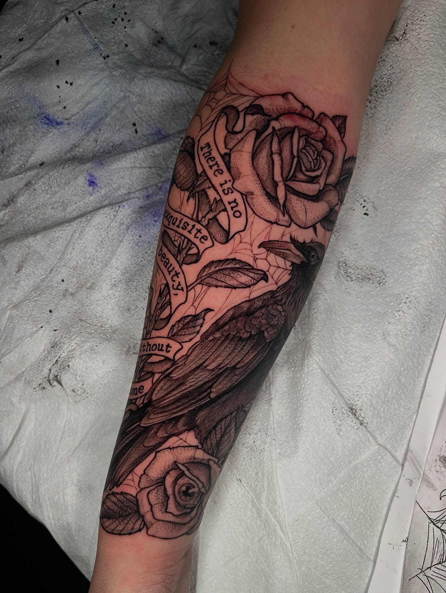 Tattoo by @carlygtattoos โ black_and_grey, realism
