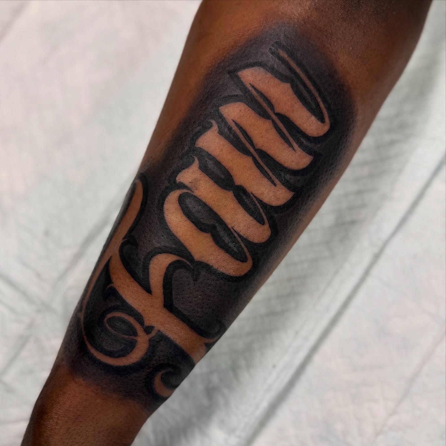 Tattoo by @tattsbymula — lettering_script