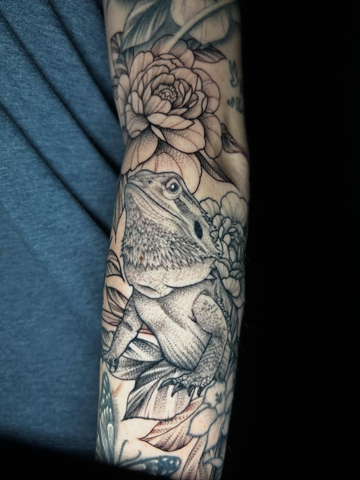 Tattoo by @mayhem_inkk — dotwork, realism