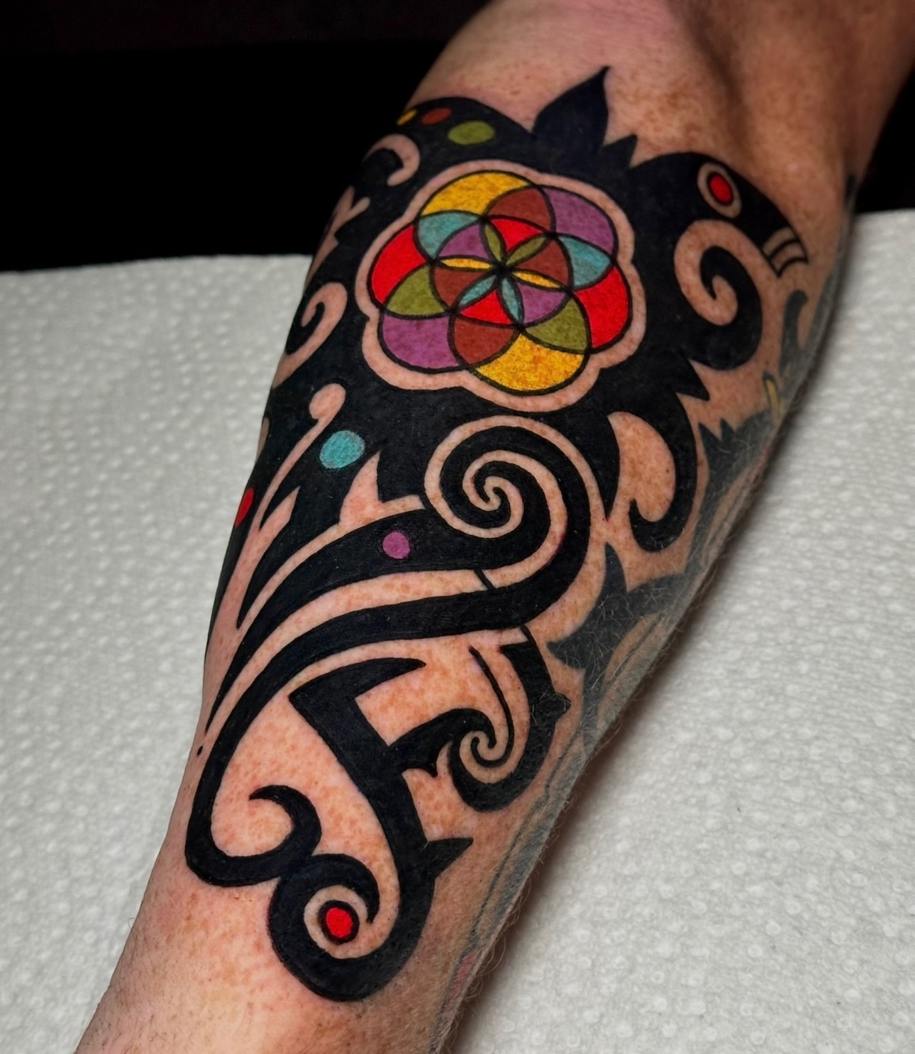 Tattoo by @christianrieben — geometric