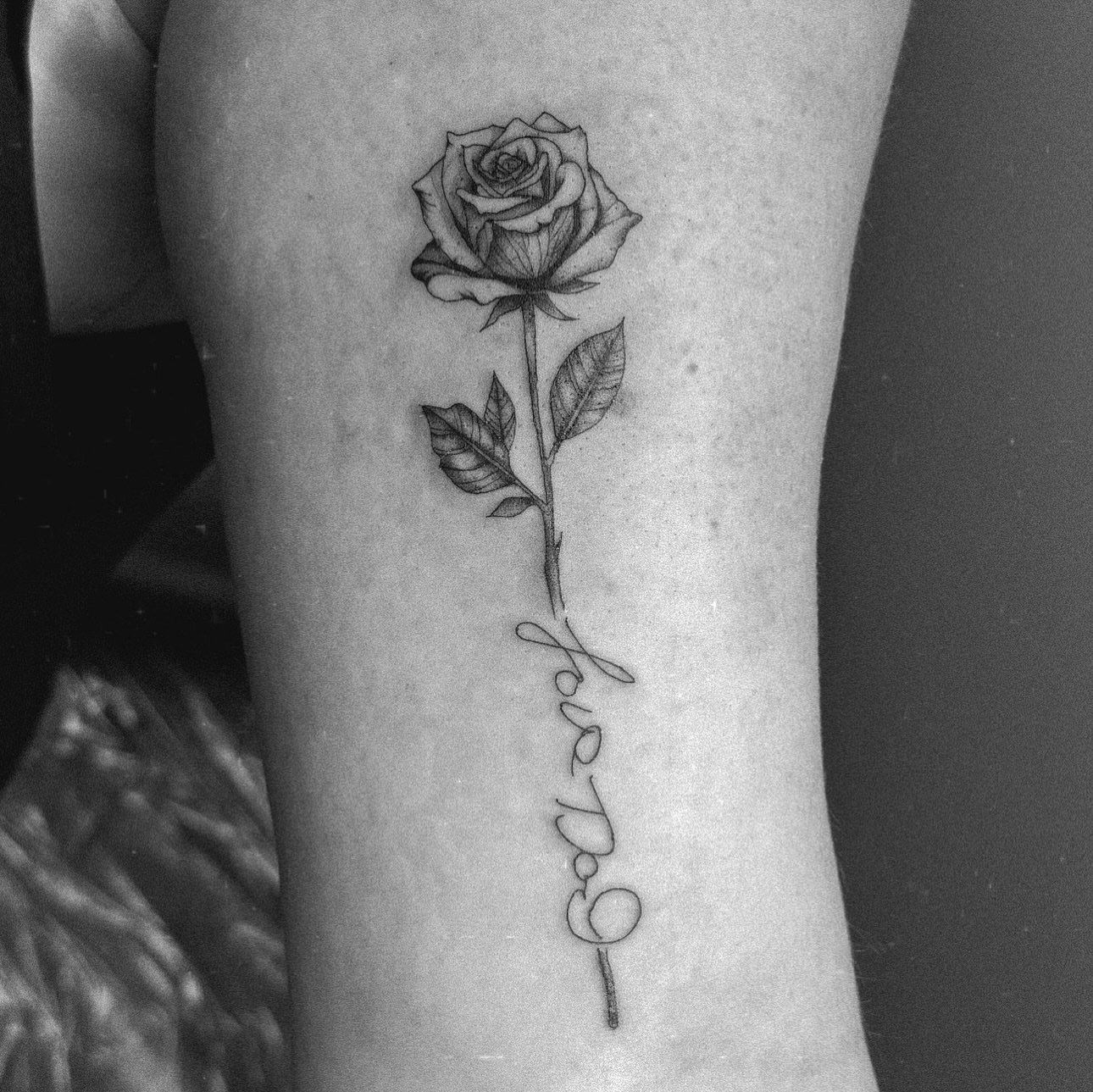 Tattoo by @bambi.brows β black_and_grey, realism