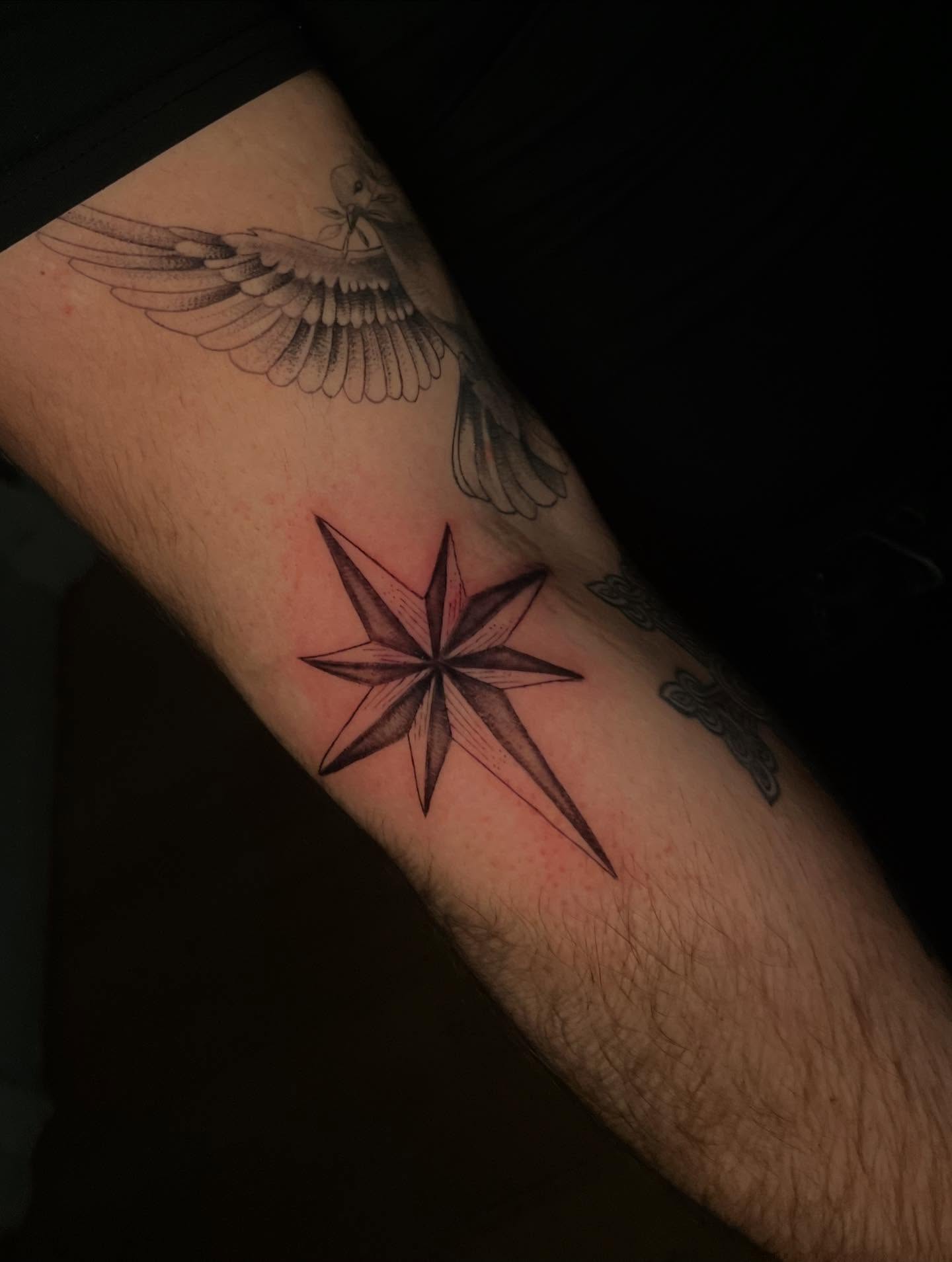Tattoo by @pyero_ink — black_and_grey