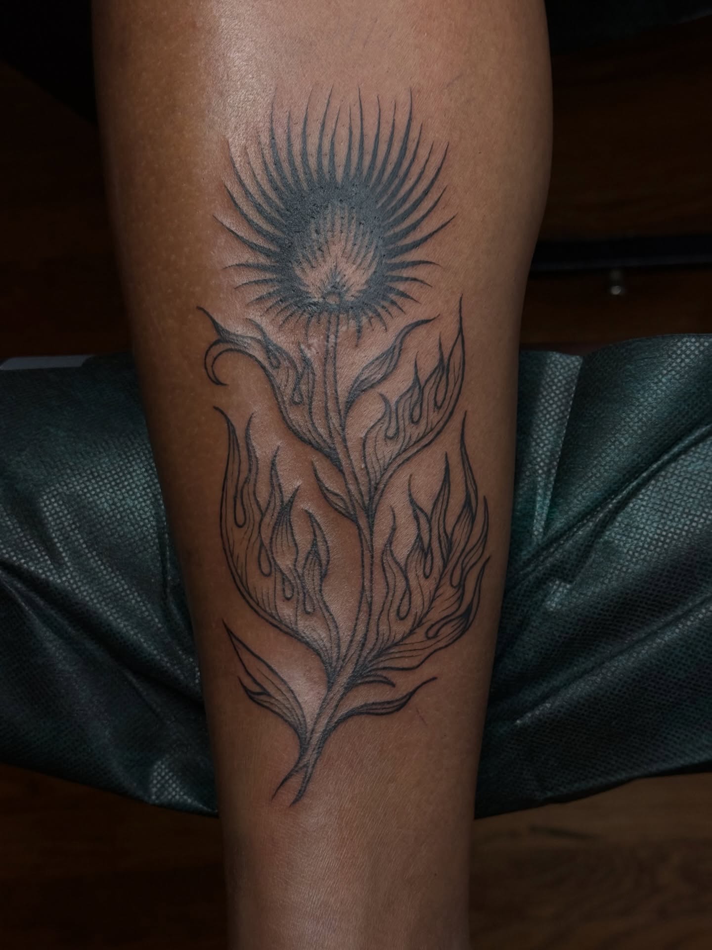 Tattoo by @pdv — black_and_grey