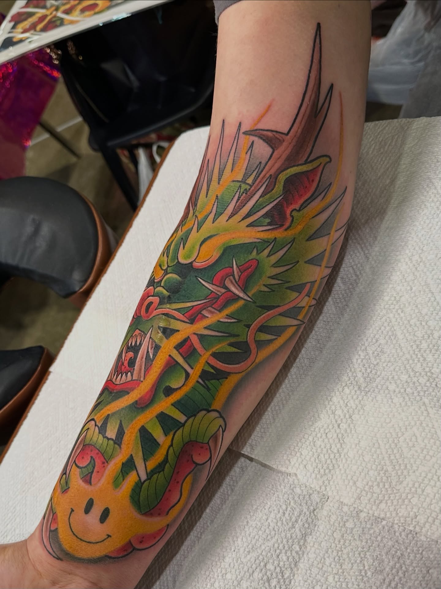 Tattoo by @t_burtz — american_traditional, japanese_irezumi