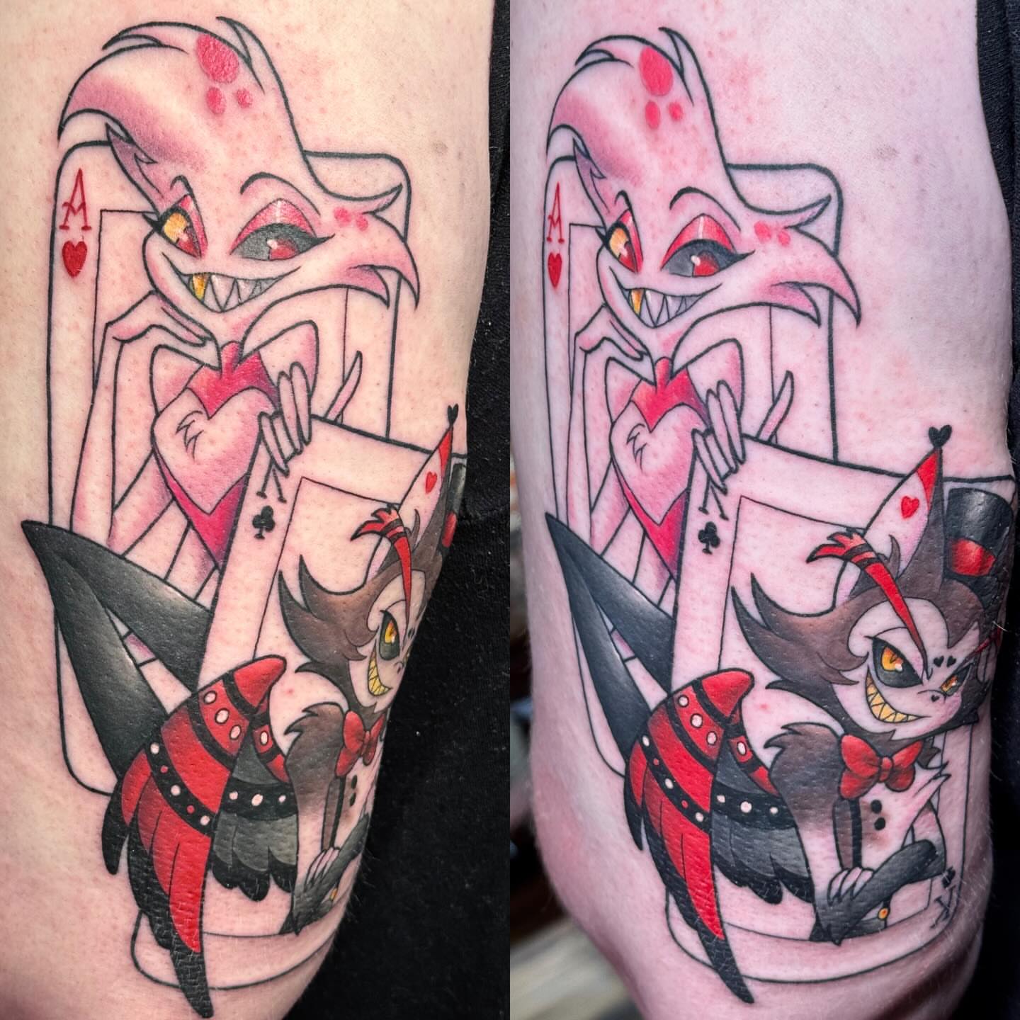 Tattoo by @gabipaigeee — american_traditional, dark_realism