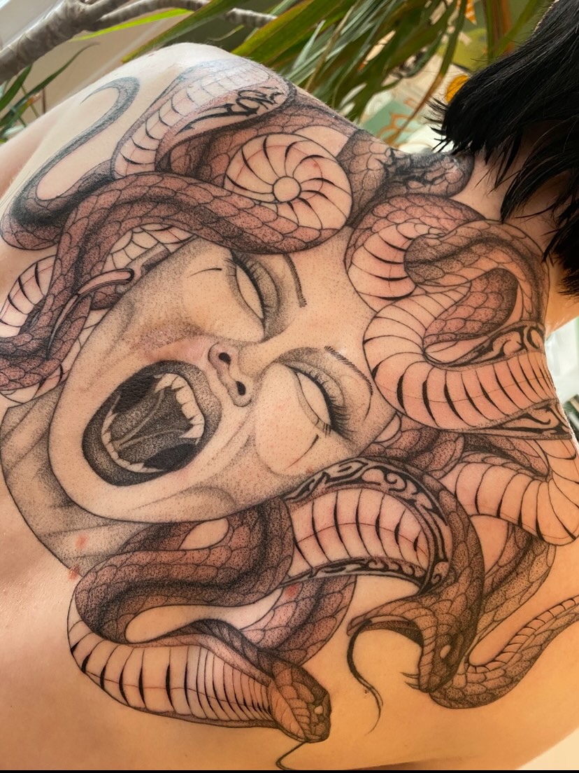 Tattoo by @halim.thedream β dotwork, realism