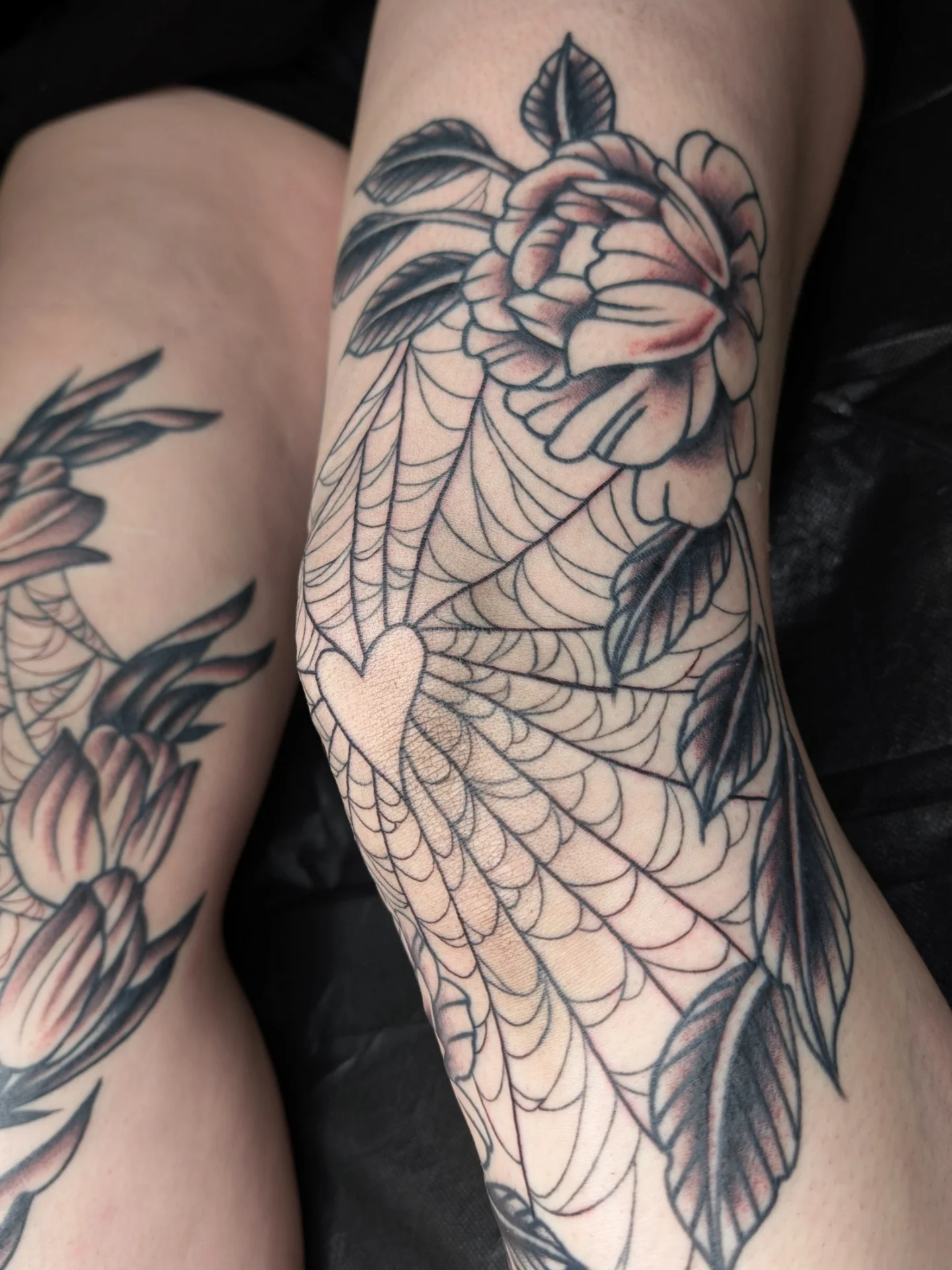 Tattoo by @kronetattoos — american_traditional, black_and_grey