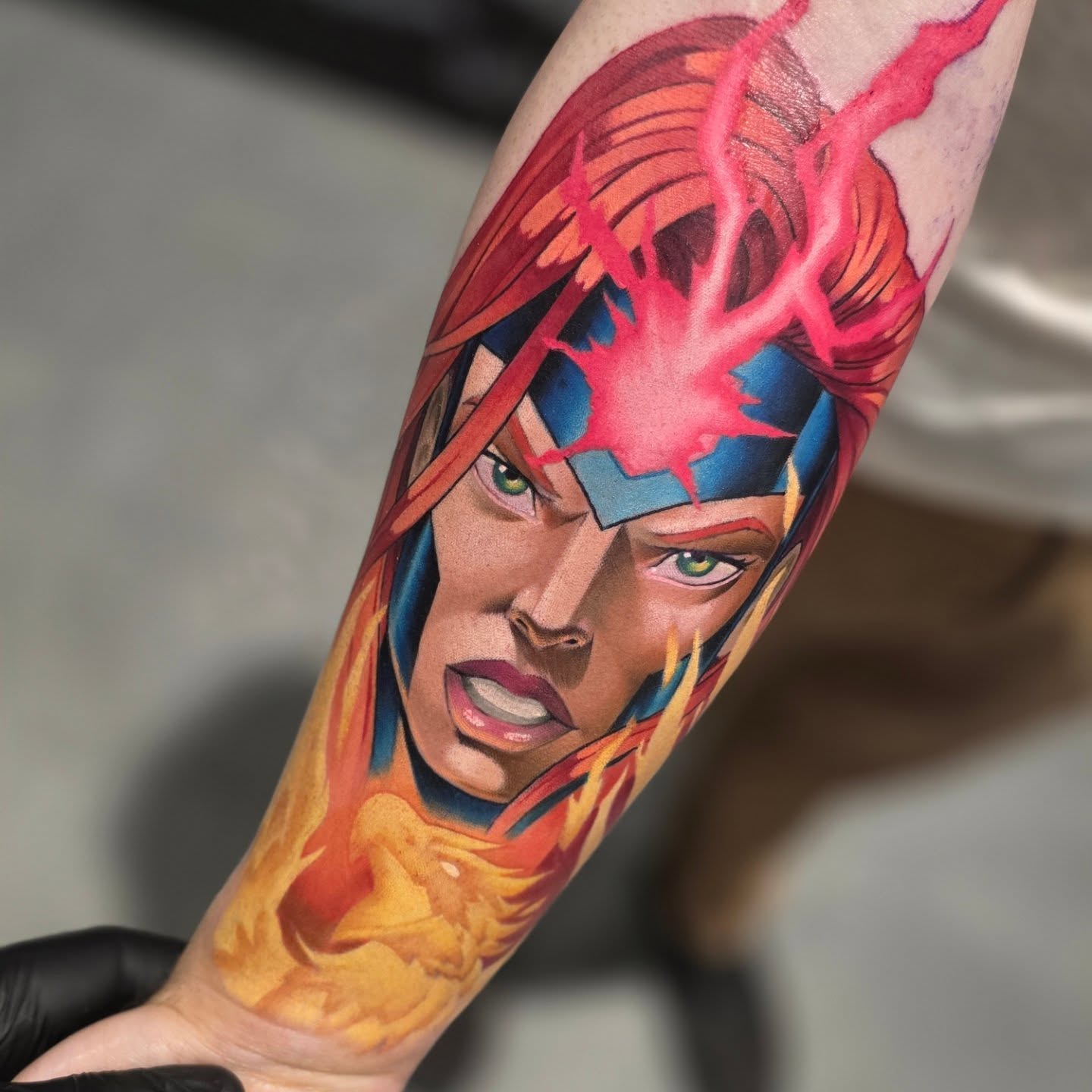 Tattoo by @coryhandtattoos โ realism, anime