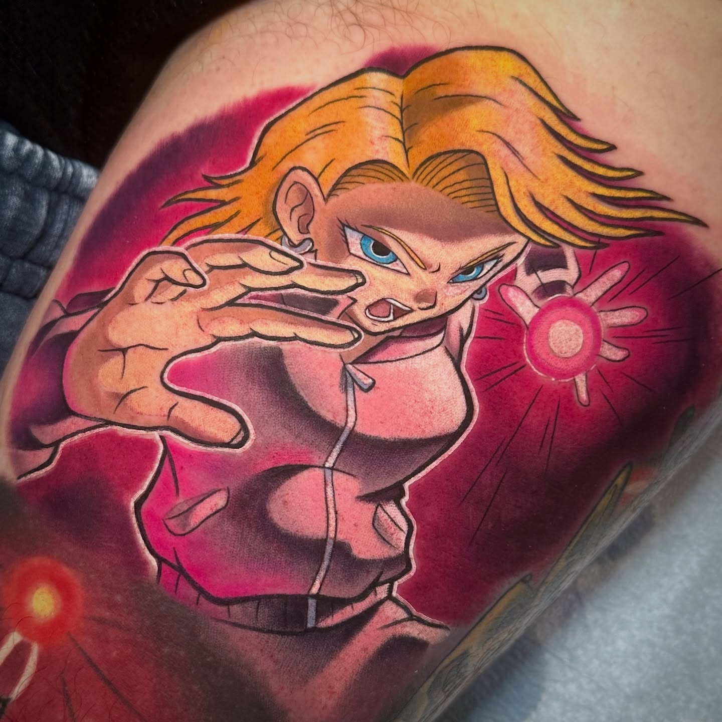 Tattoo by @lukemullinstattoos — anime