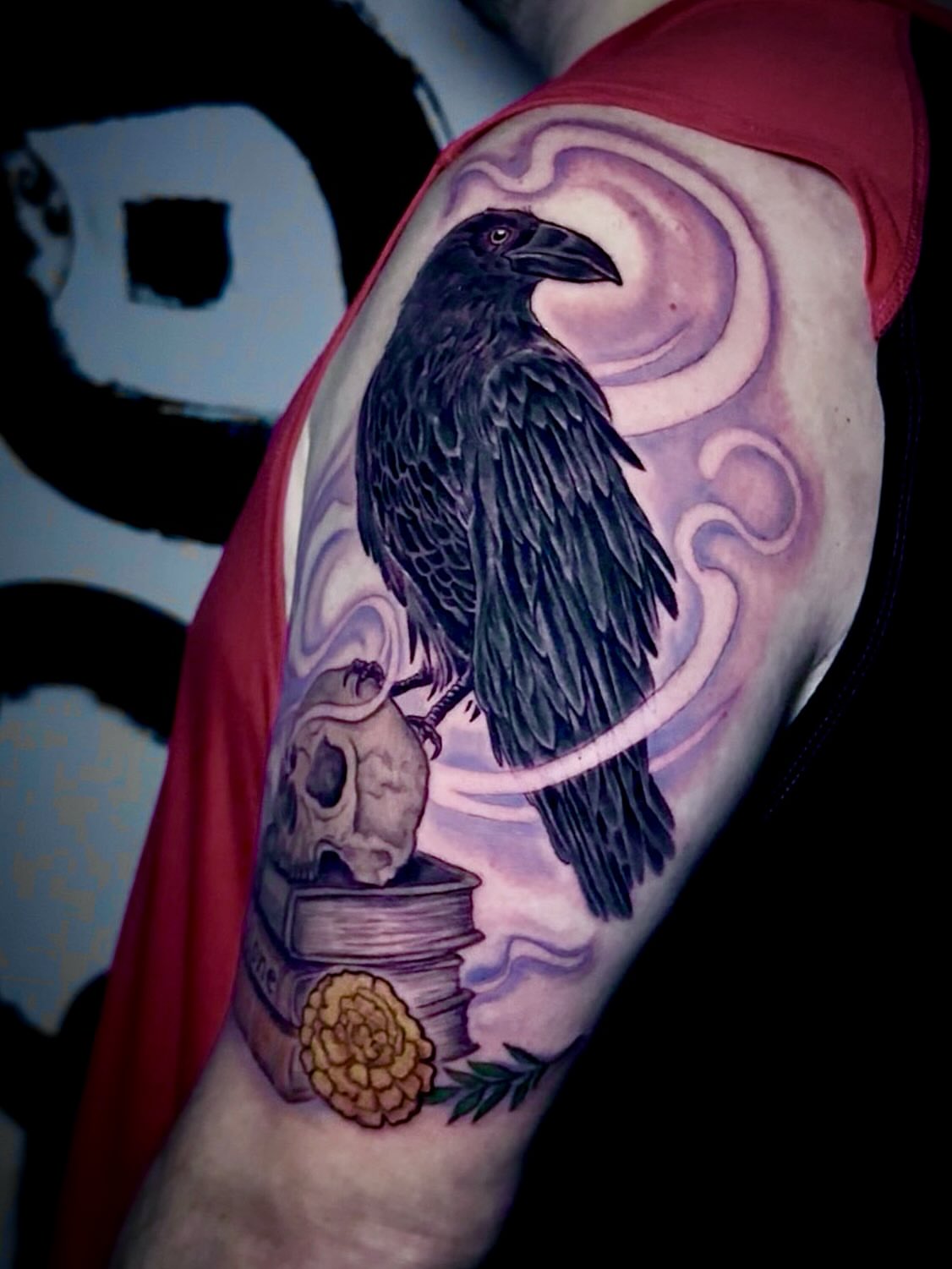 Tattoo by @darlindawntattoos — realism, dark_realism