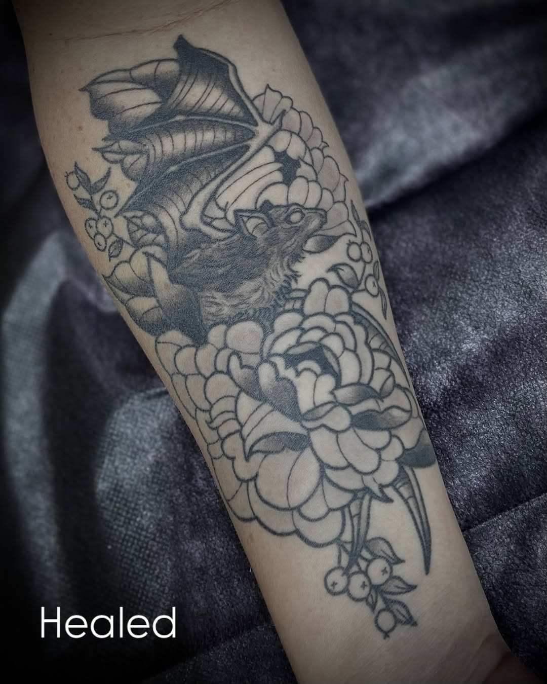 Tattoo by @inked.by.shelbie — black_and_grey, realism