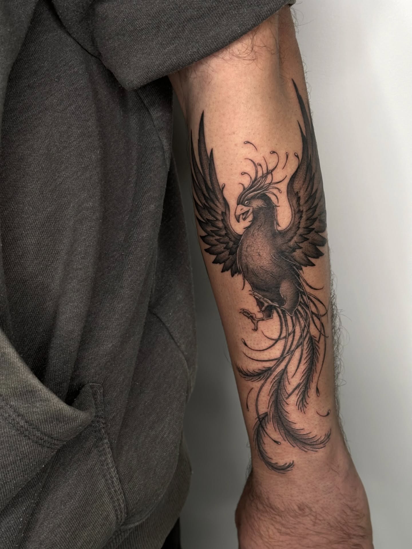 Tattoo by @perreault.productions — black_and_grey