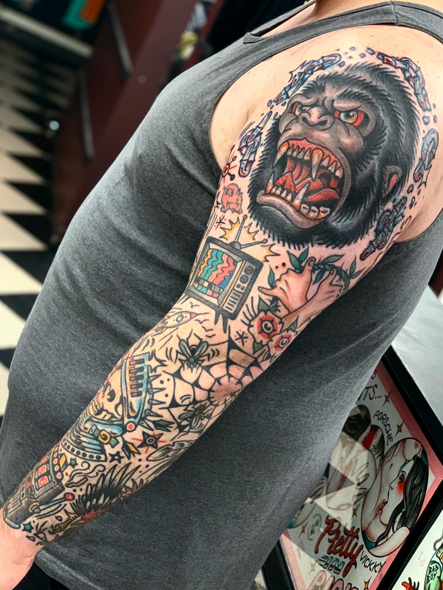 Tattoo by @wyattvandergeest — american_traditional