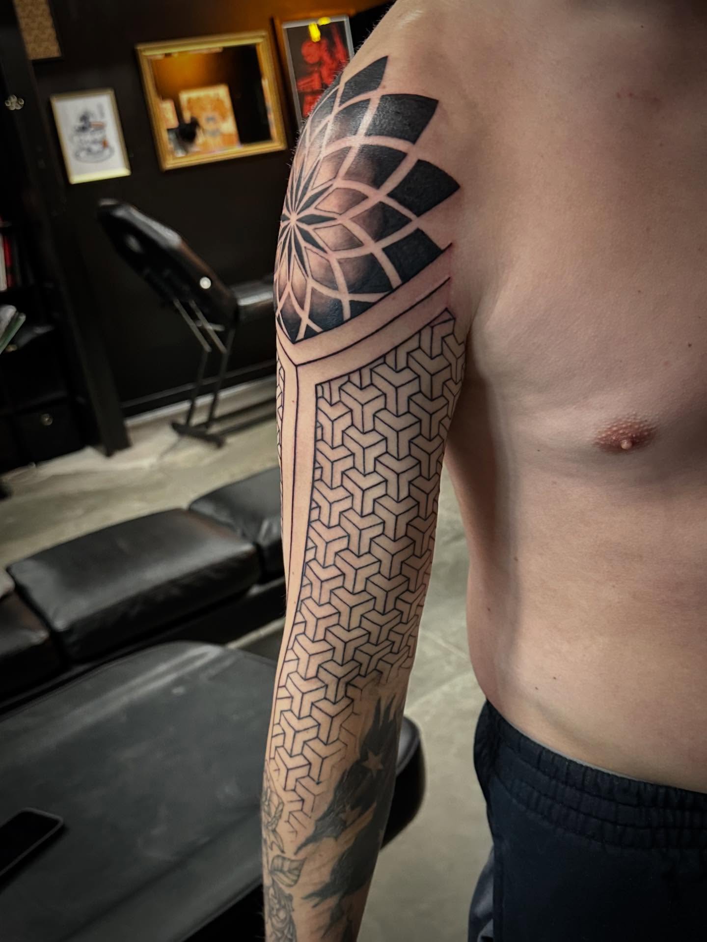 Tattoo by @gwt_artworks — geometric