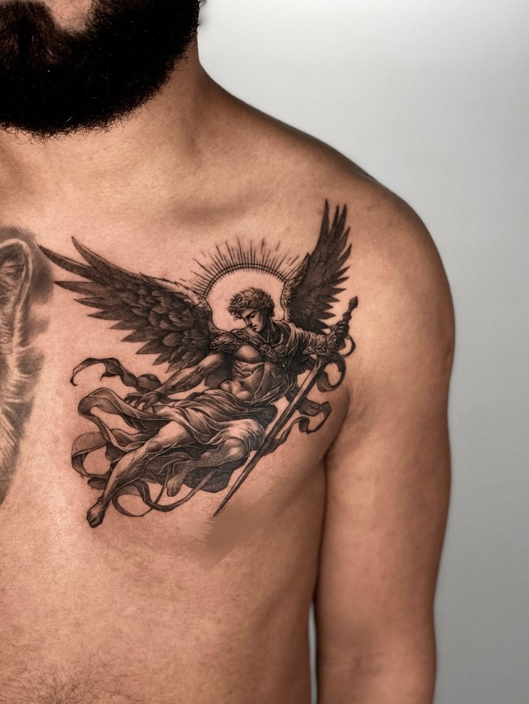 Tattoo by @blackbird_tattooer — realism, black_and_grey