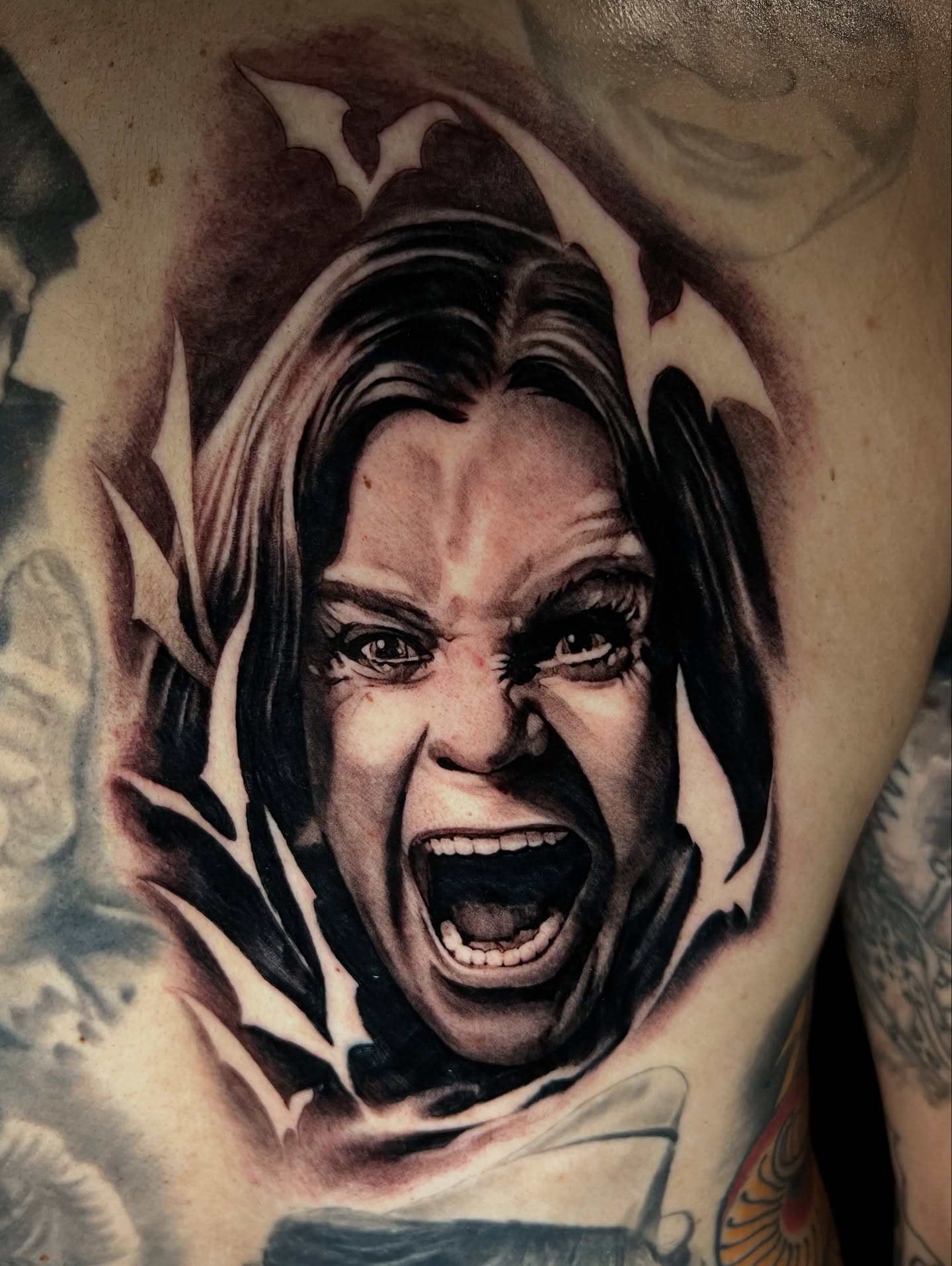 Tattoo by @mezatatt2 — realism, dark_realism
