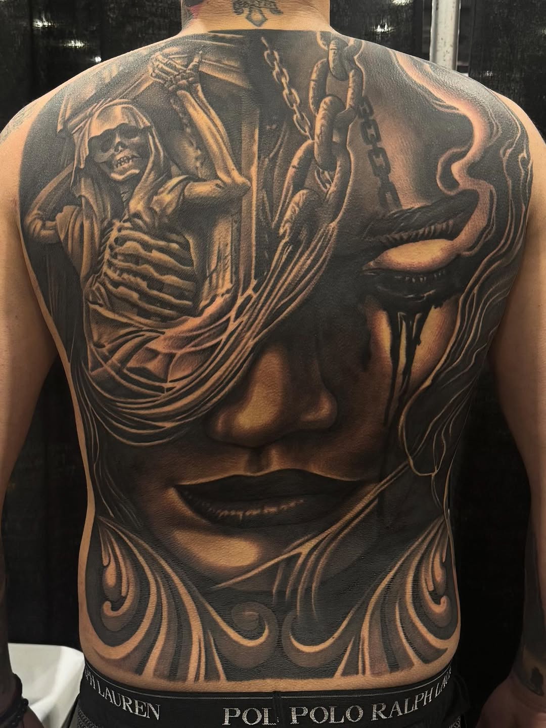 Tattoo by @tattoozby_jayb — realism, black_and_grey