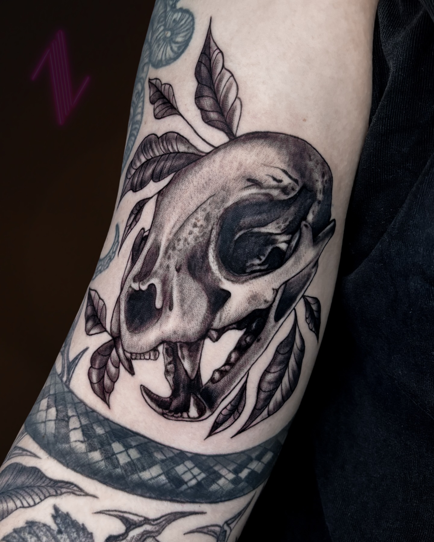 Tattoo by @zol_helios — black_and_grey, realism