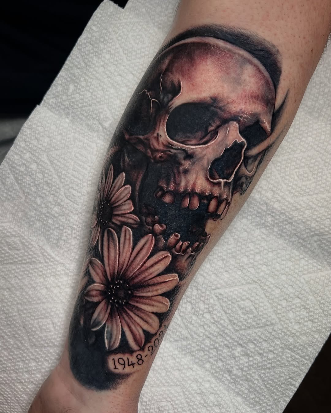 Tattoo by @nickmtattoos โ realism, black_and_grey