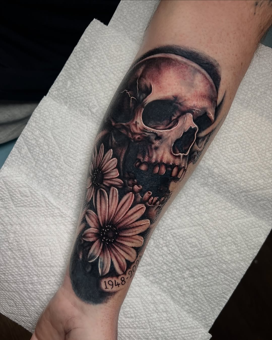 Tattoo by @nickmtattoos โ realism, black_and_grey