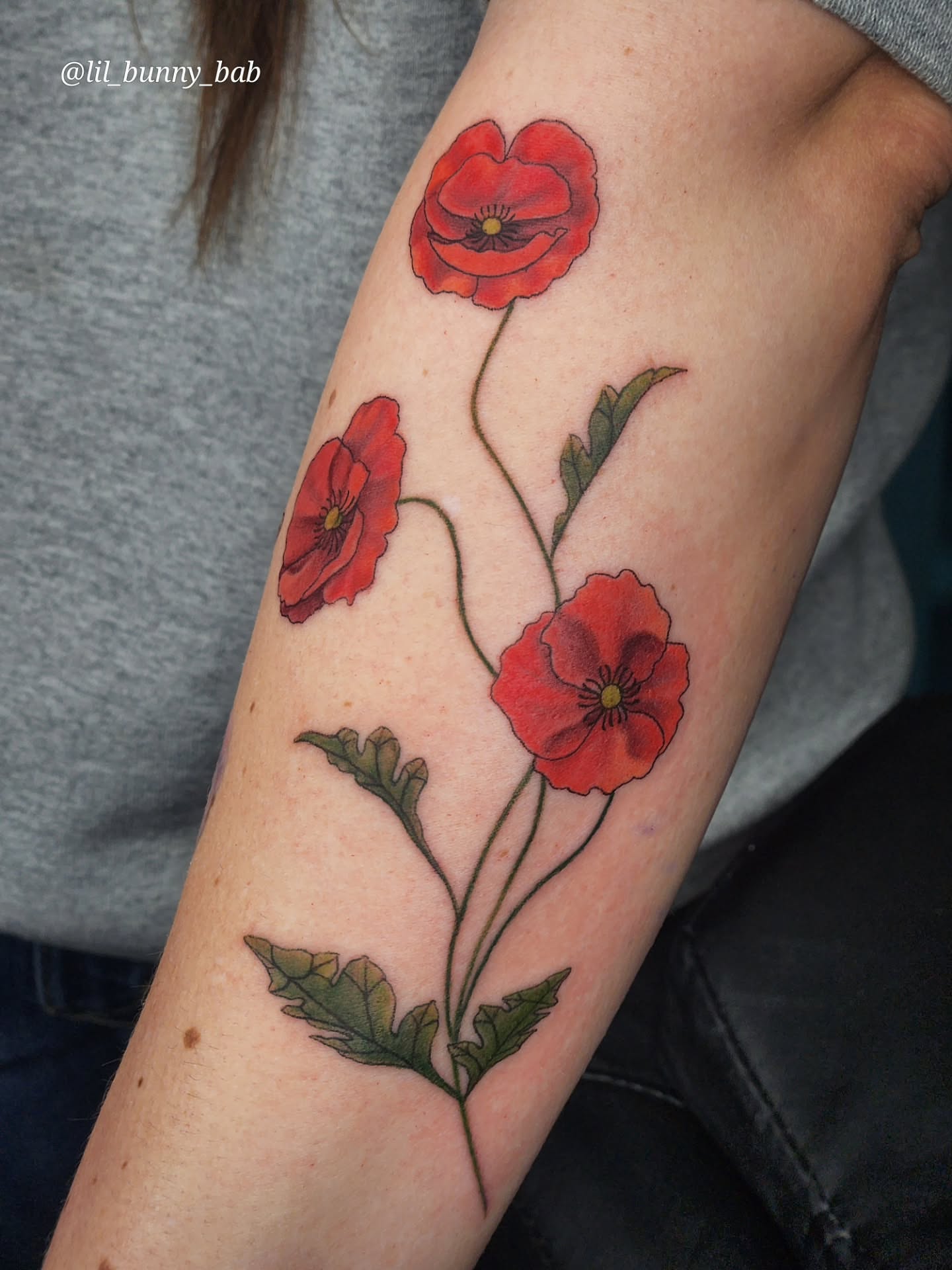 Tattoo by @lil_bunny_bab — realism