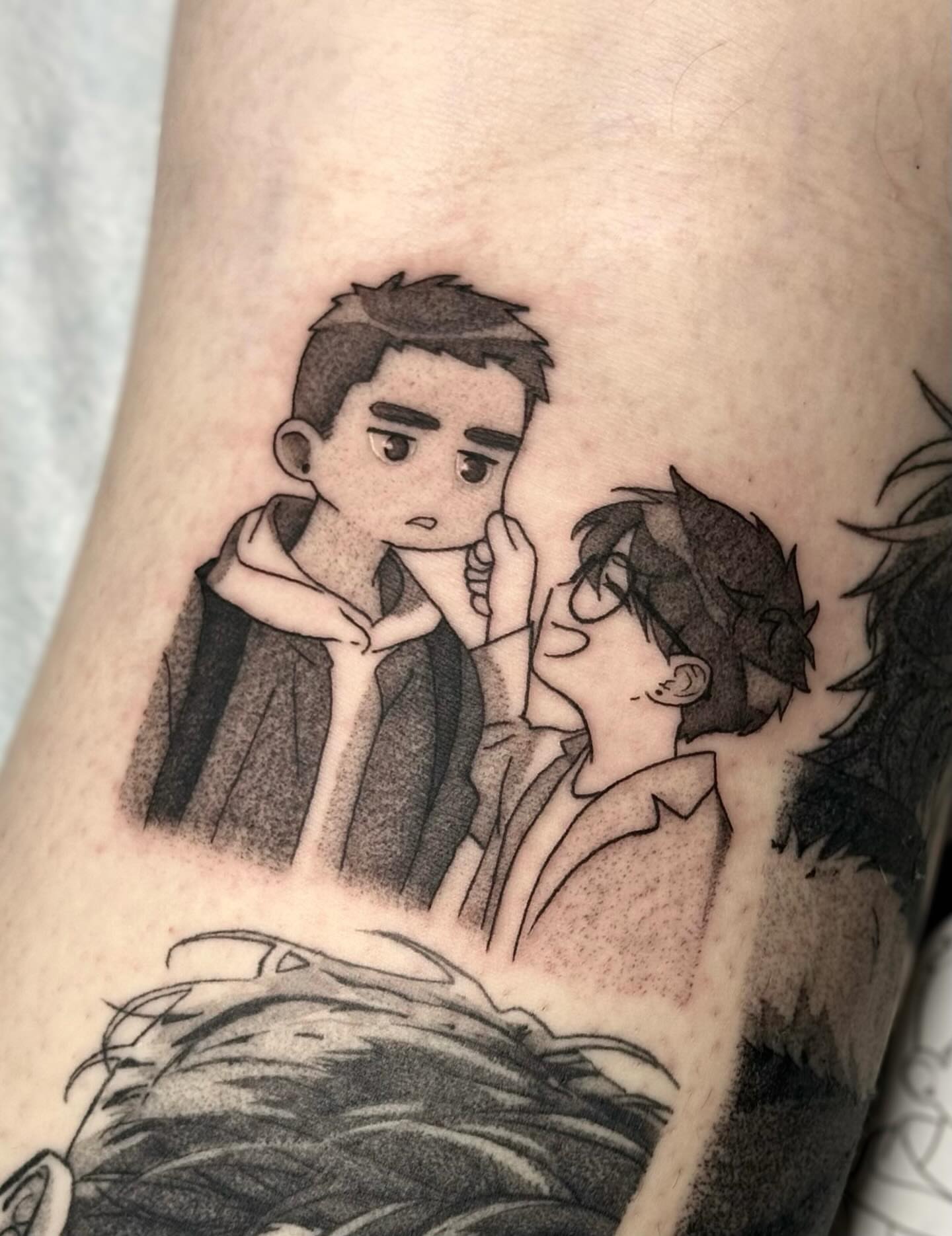 Tattoo by @kkimnida — black_and_grey