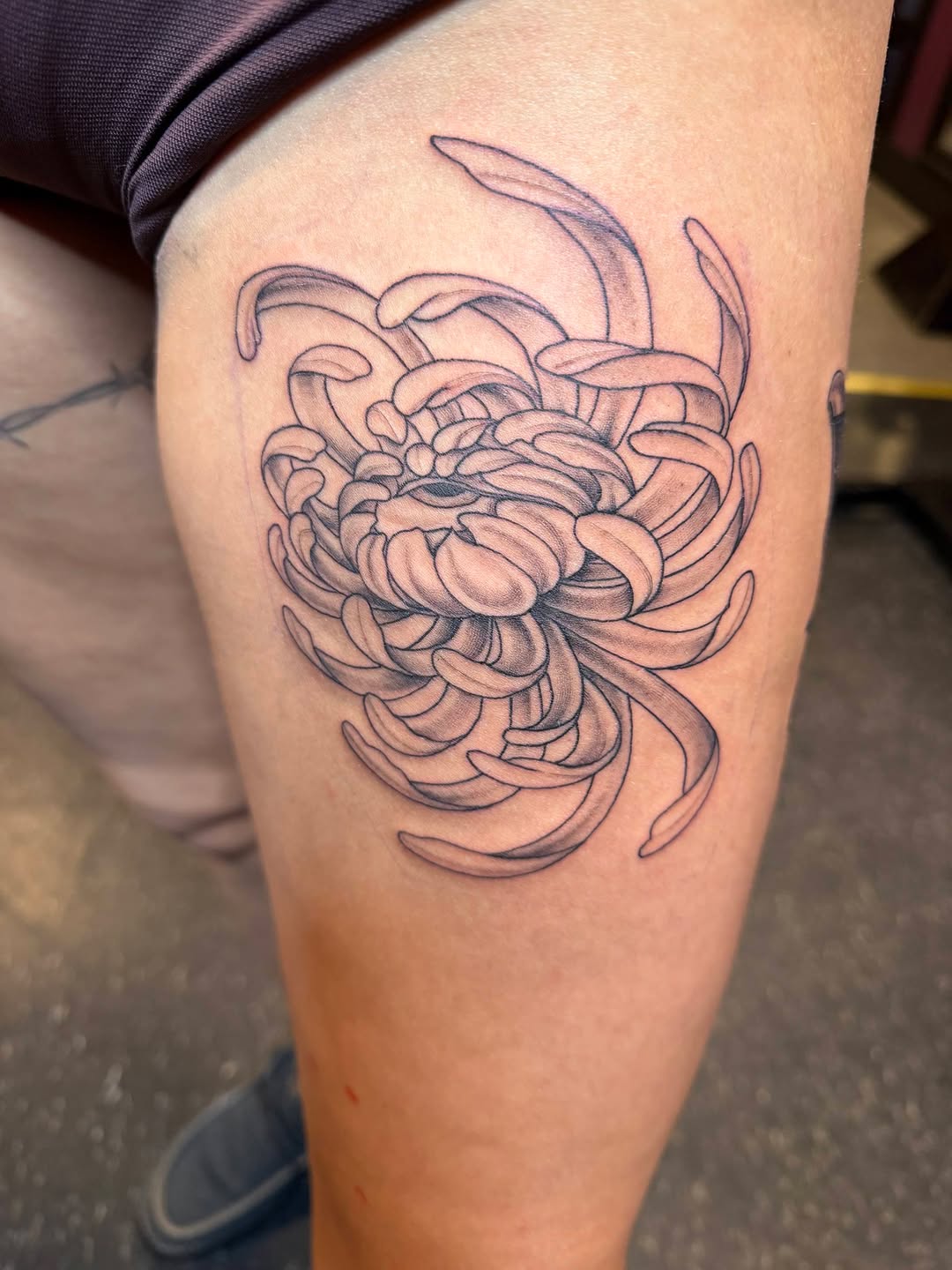 Tattoo by @boeshane — black_and_grey, realism