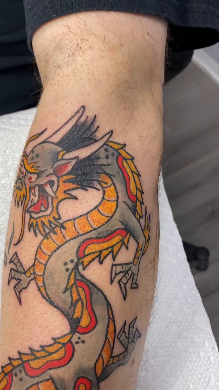 Dragon japanese irezumi tattoo by Mike Gorman - Portland Maine Tattoo Artist, Portland, Maine