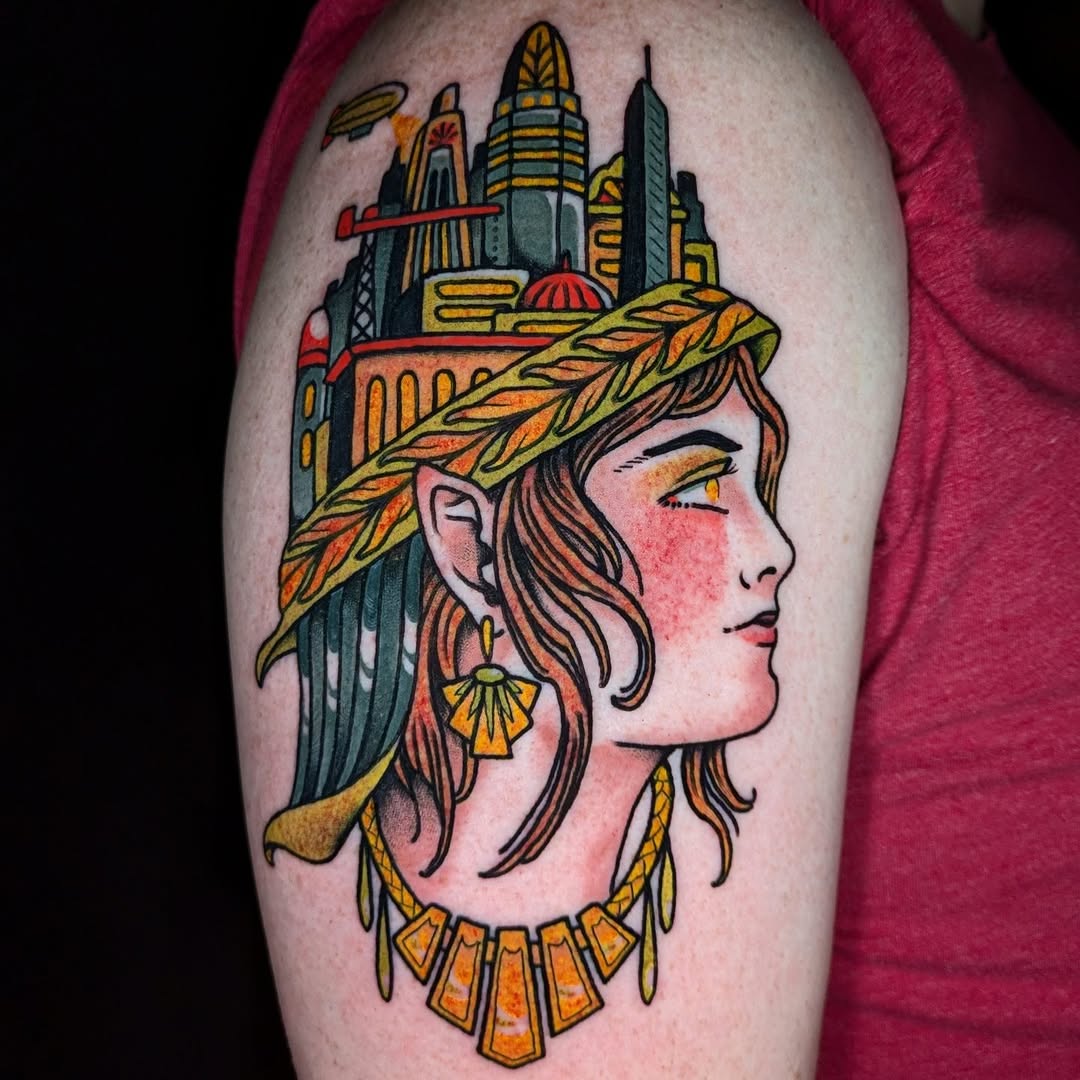 Tattoo by @cwednesday — neo_traditional