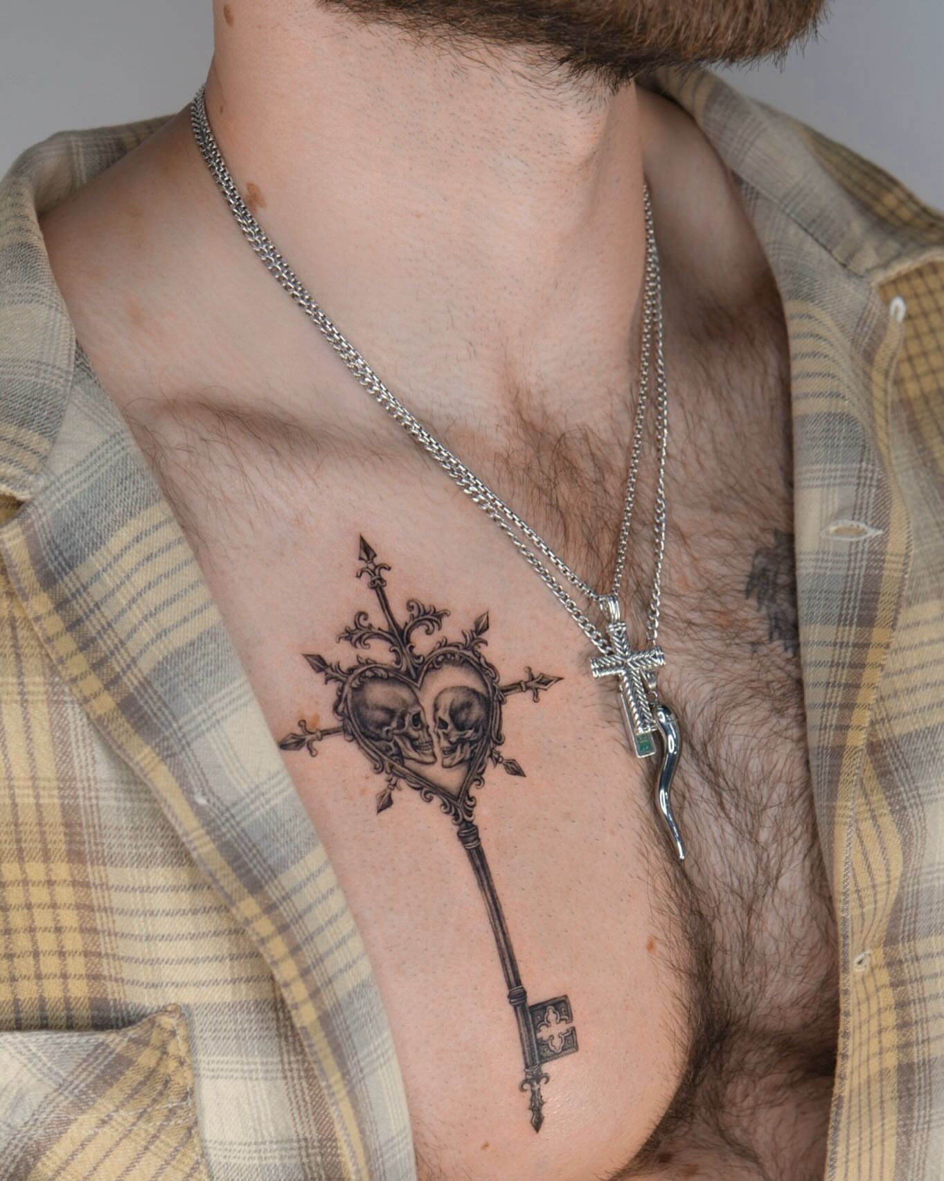 Tattoo by @bodybureau — black_and_grey