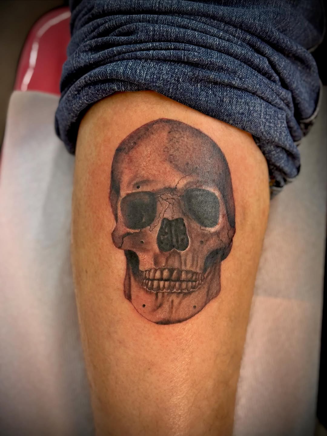 Tattoo by @legoetatts — realism, black_and_grey