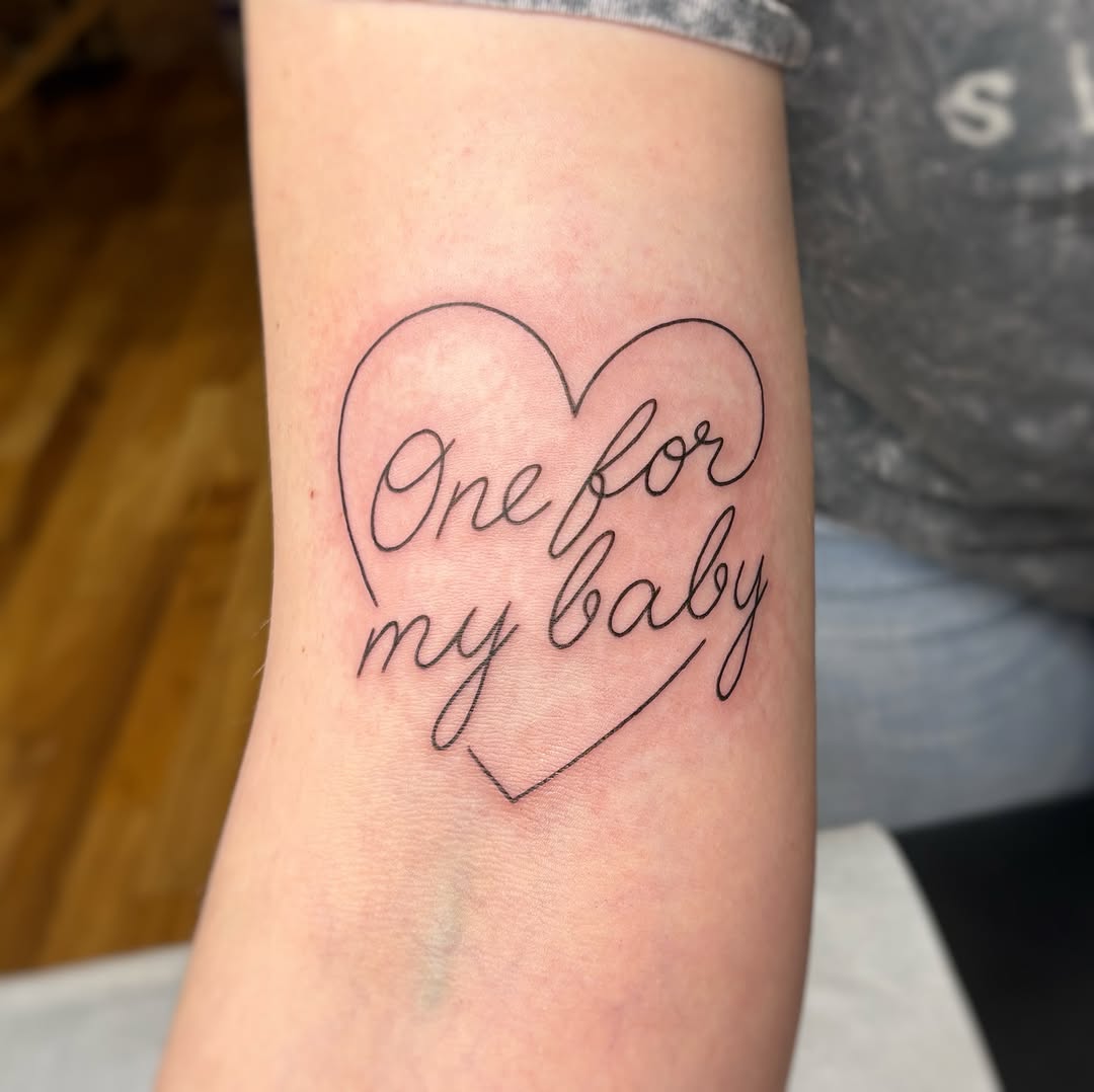 Tattoo by @aliciamarietattoo — lettering_script, fine_line