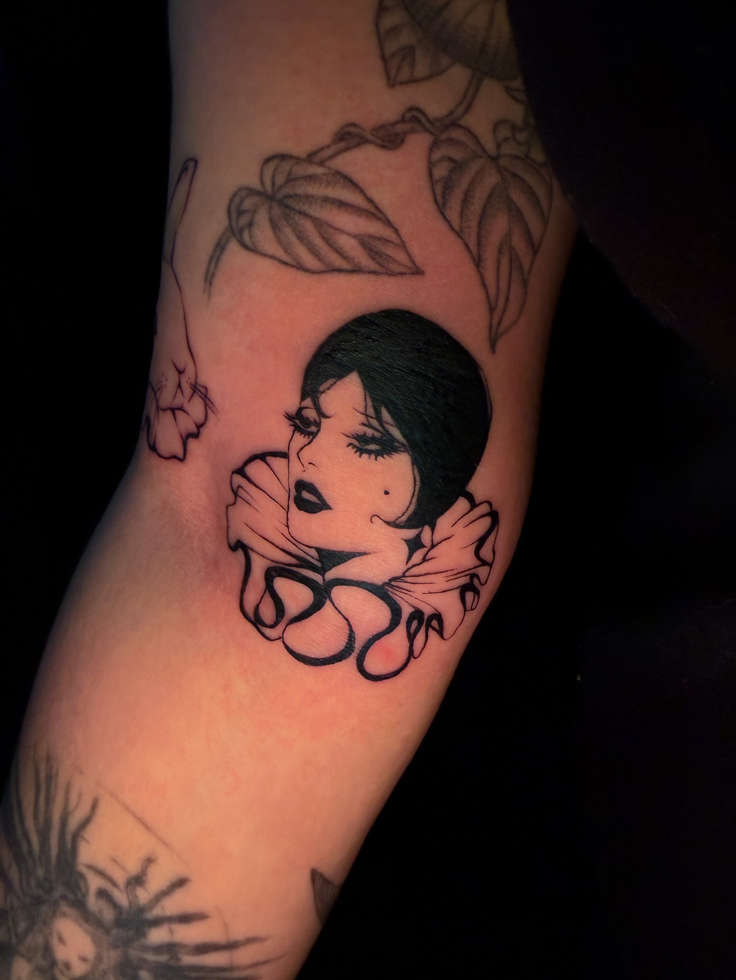Woman with butterfly realism tattoo on the forearm by ༺♡༻ Melia’s Dolls ༺♡༻