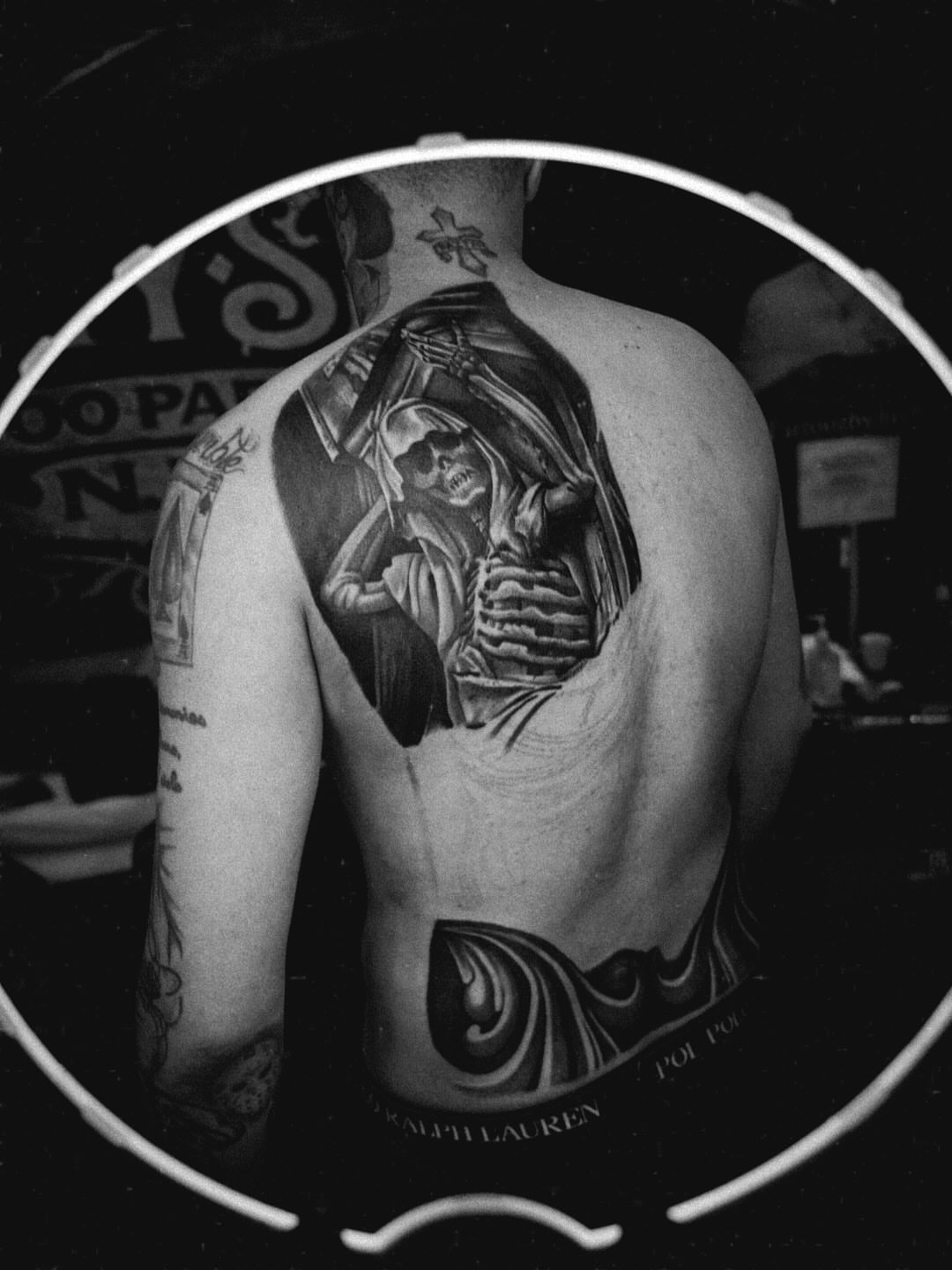 Tattoo by @tattoozby_jayb — black_and_grey, realism