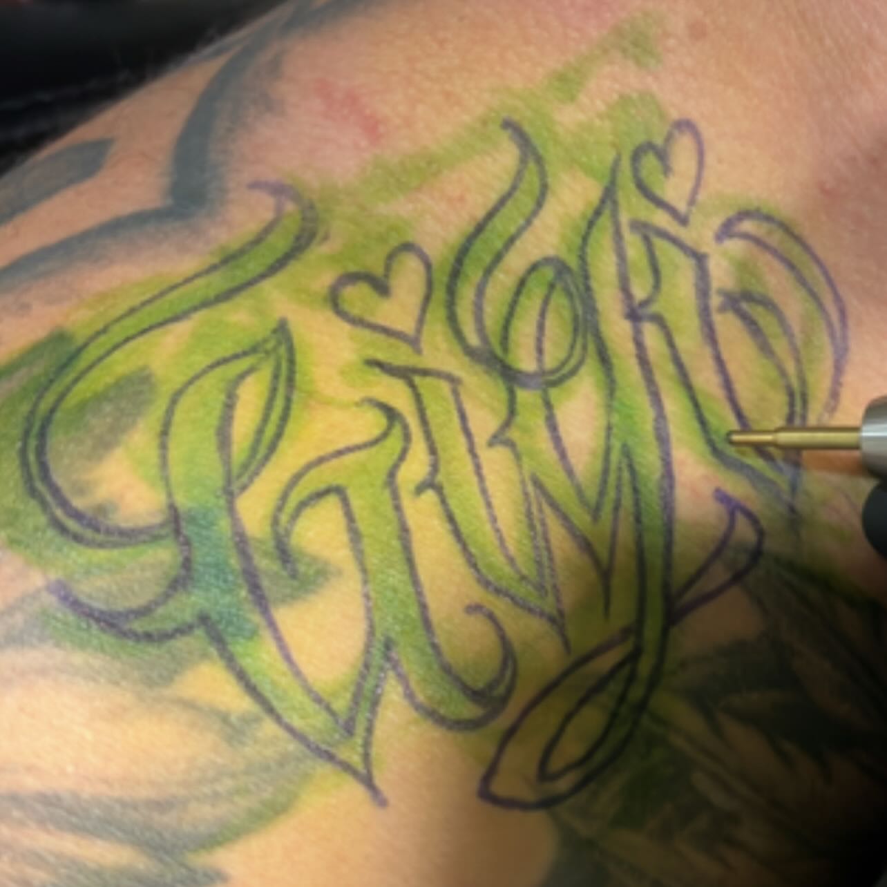 Tattoo by @niz_carrillo — lettering_script